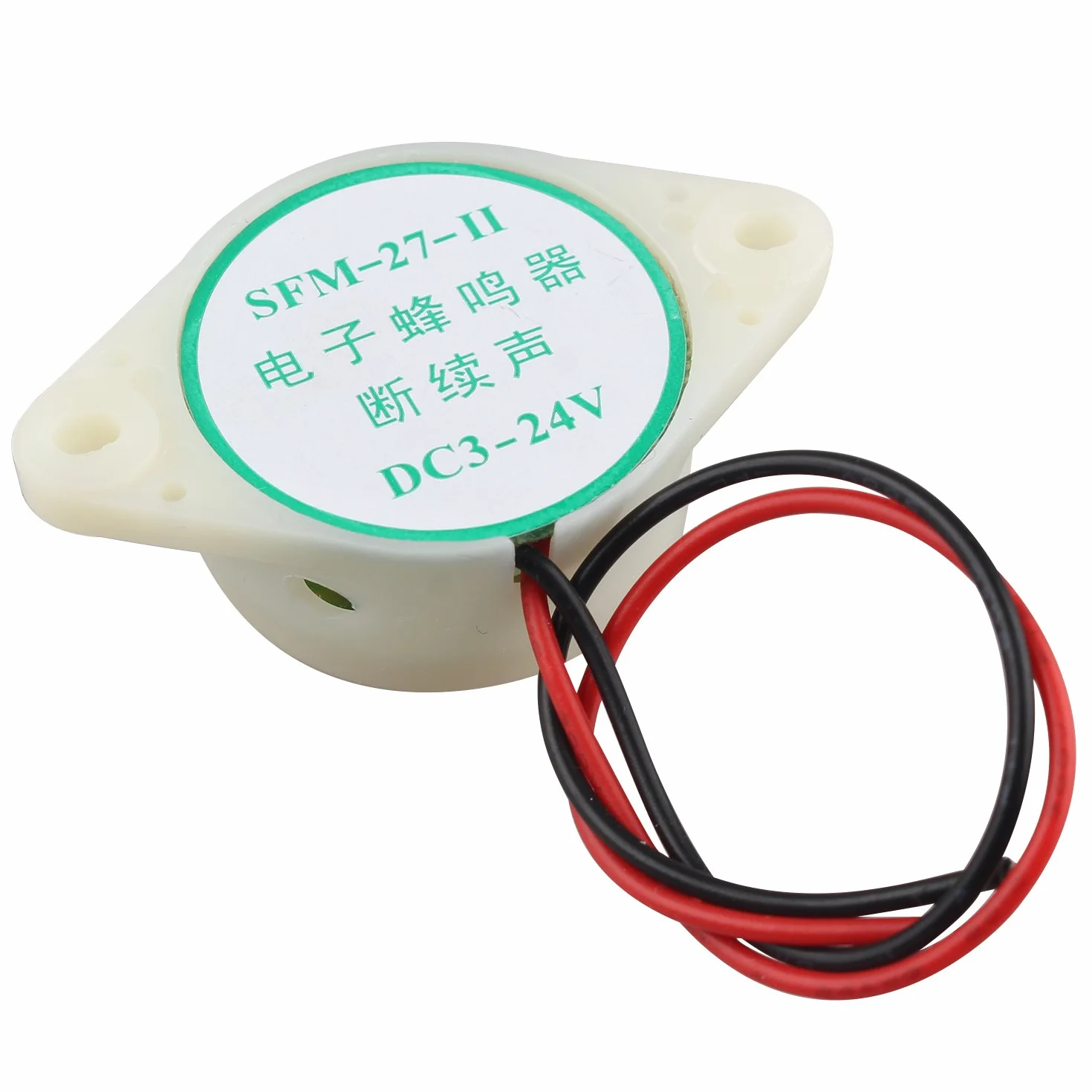 2 PCS SFM-27 DC 3-24V 12mAh Industrial Intermitente Sonido Electrónico Buzzer