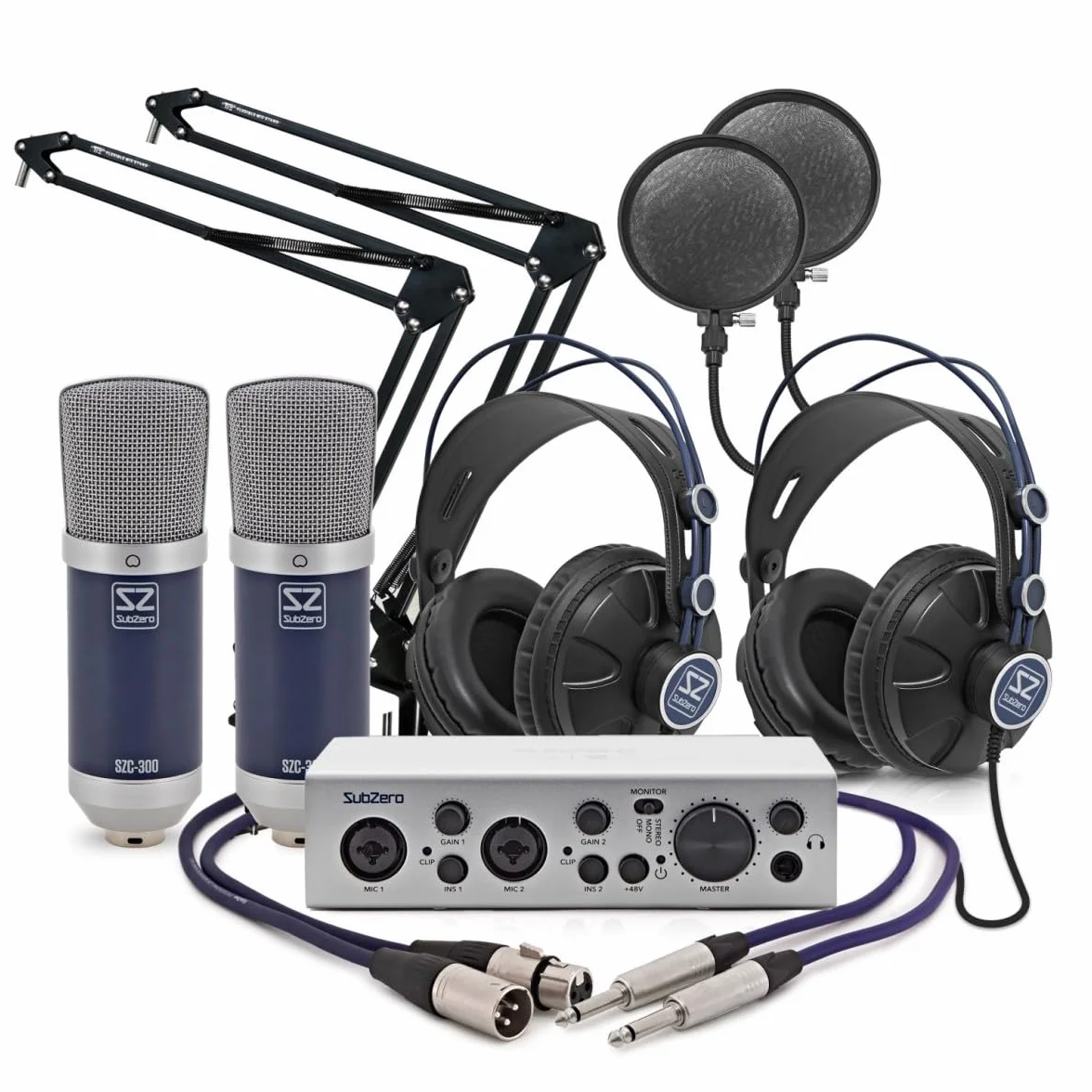 SUBZERO Base-2 Set para Pódcast y Entrevistas