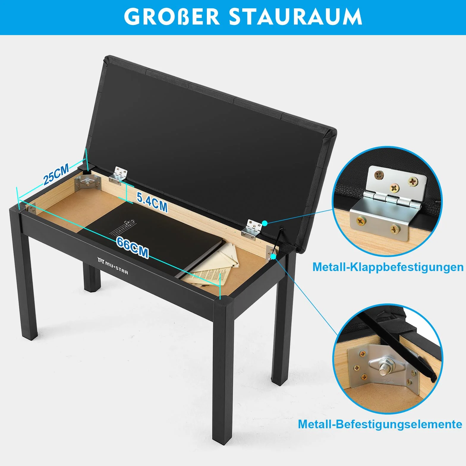 MUSTAR Piano electrónico de 88 teclas con taburete de piano, piano digital, piano eléctrico con soporte para piano, 3 adaptadores de pedales, 2 conectores para auriculares, pantalla LCD, USB/MIDI
