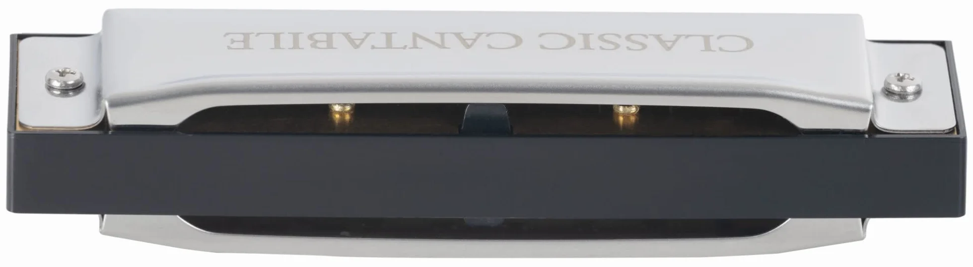 Classic Cantabile AHBS-12 Alabama Blues Harmonica Set De 12 Armónicas Diatónicas En Varias Tonalidades - 10 Lengüetas De Latón - Caja De Acero Inoxidable - Incluye Estuche Y Paño