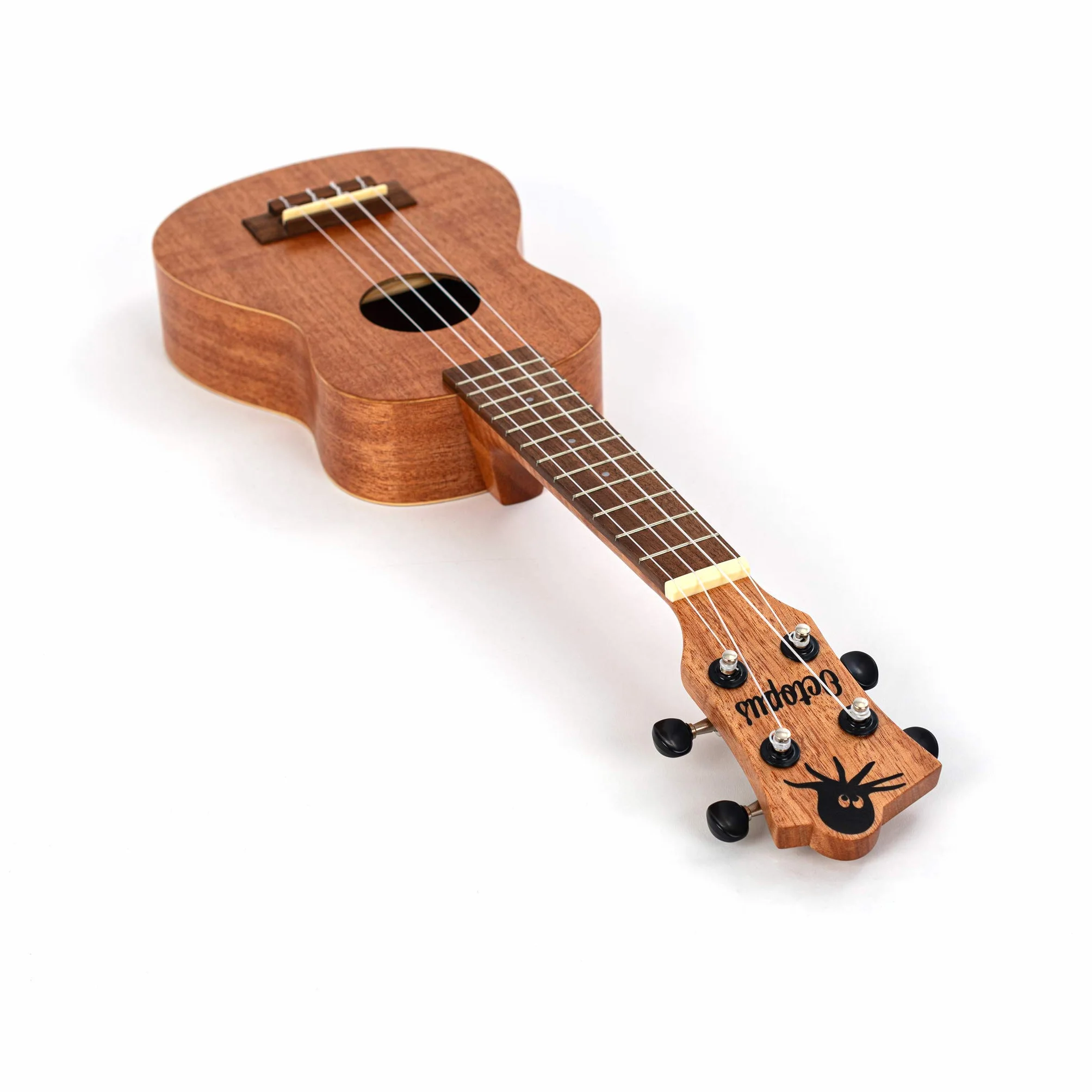 Octopus - Ukelele soprano UK205 de madera al natural, completo
