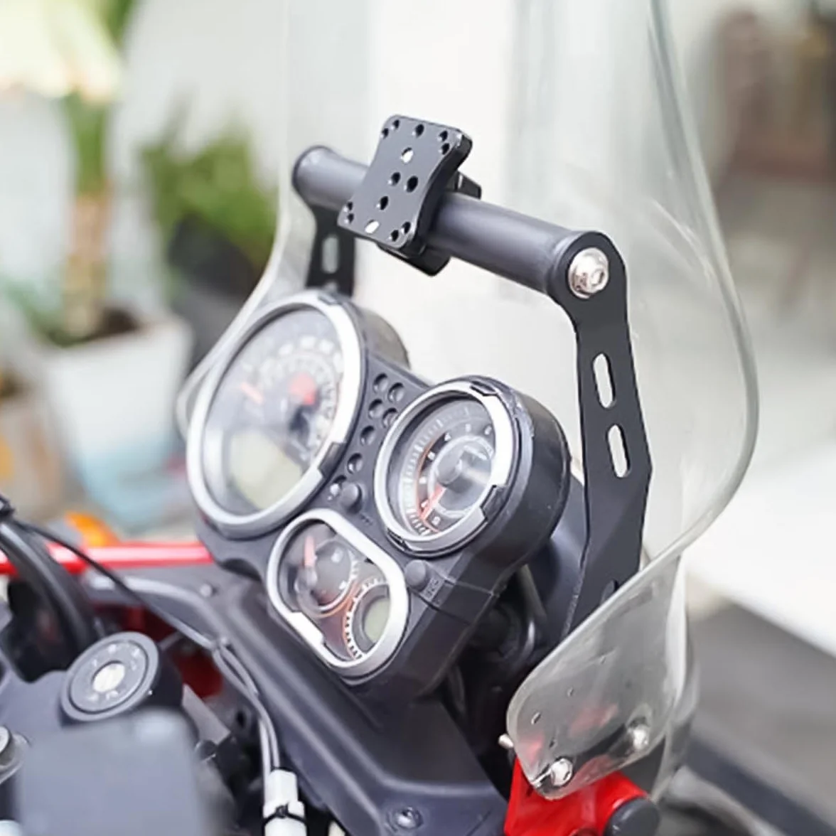 Soporte GPS para Motocicleta Compatible con Tenere 700, XTZ1200, CRF1000L, R1200 GS/GSA, R1250