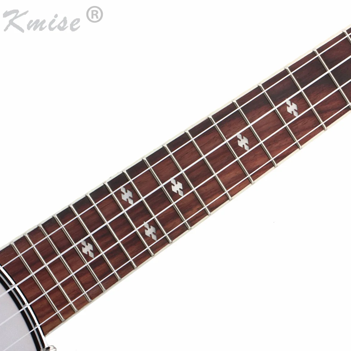 Kmise. Banjo ukelele de 4 cuerdas para concierto, tamaño de 58,4 cm, madera de sapele.