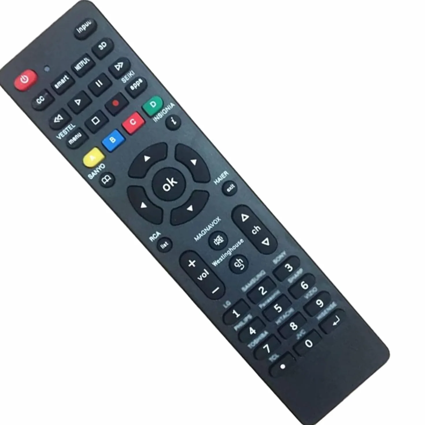 Universal Remote Control for Samsung Vizio LG Sony Panasonic Smart TV