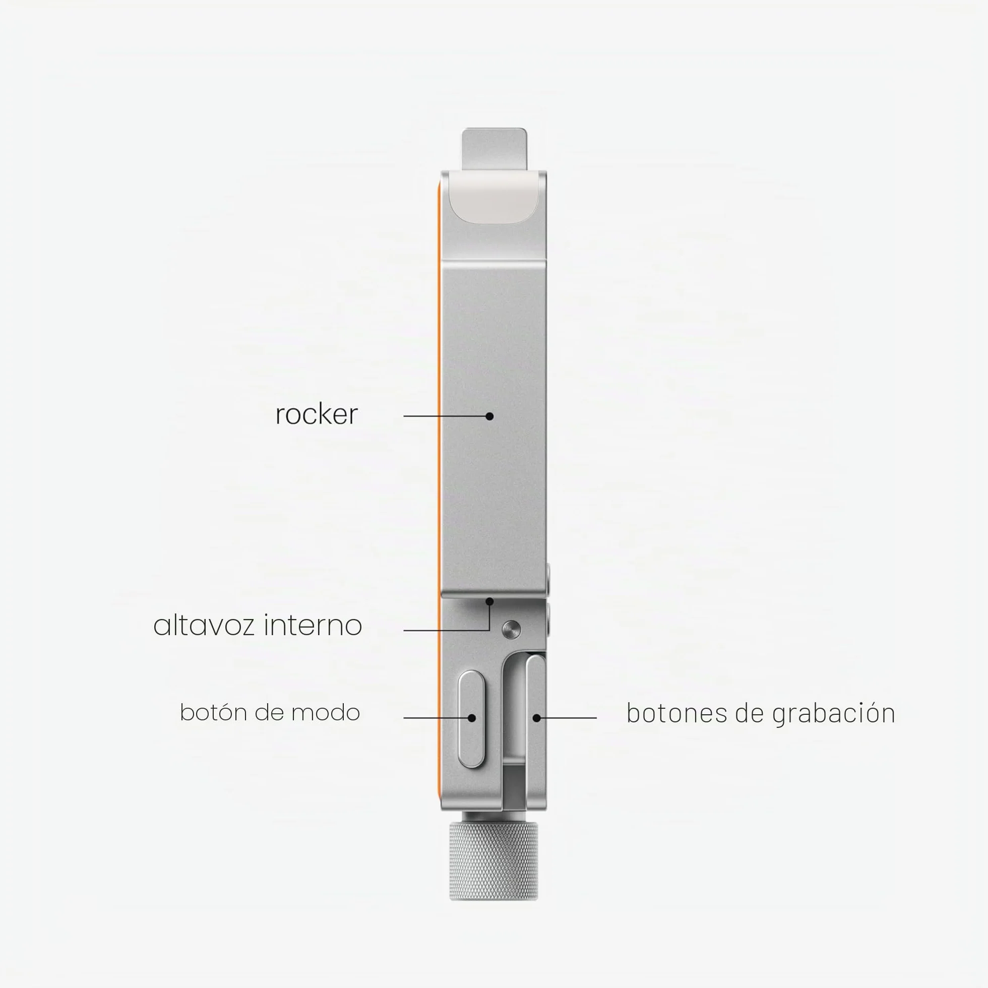 Teenage Engineering TP-7 (Dispositivo de grabación portátil, con Interfaz de Audio USB-C, Bluetooth, micrófono Interno, 128 GB de Espacio de Almacenamiento, 72 Horas de duración de la batería)