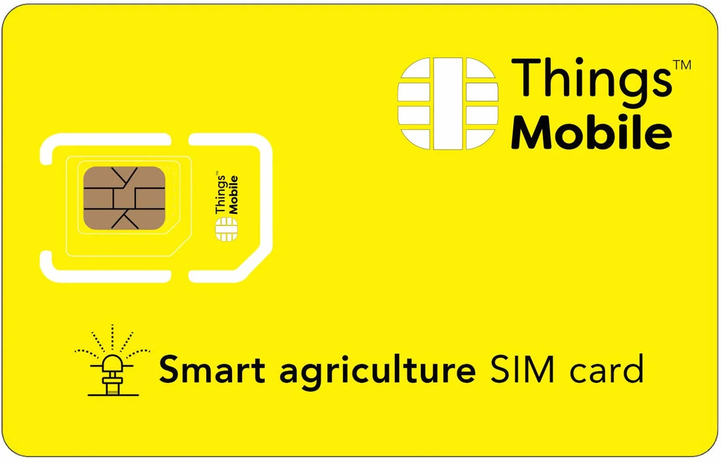Things Mobile Tarjeta SIM IOT para Agricultura Inteligente Cobertura Global GSM 2G 3G 4G 10€ Crédito