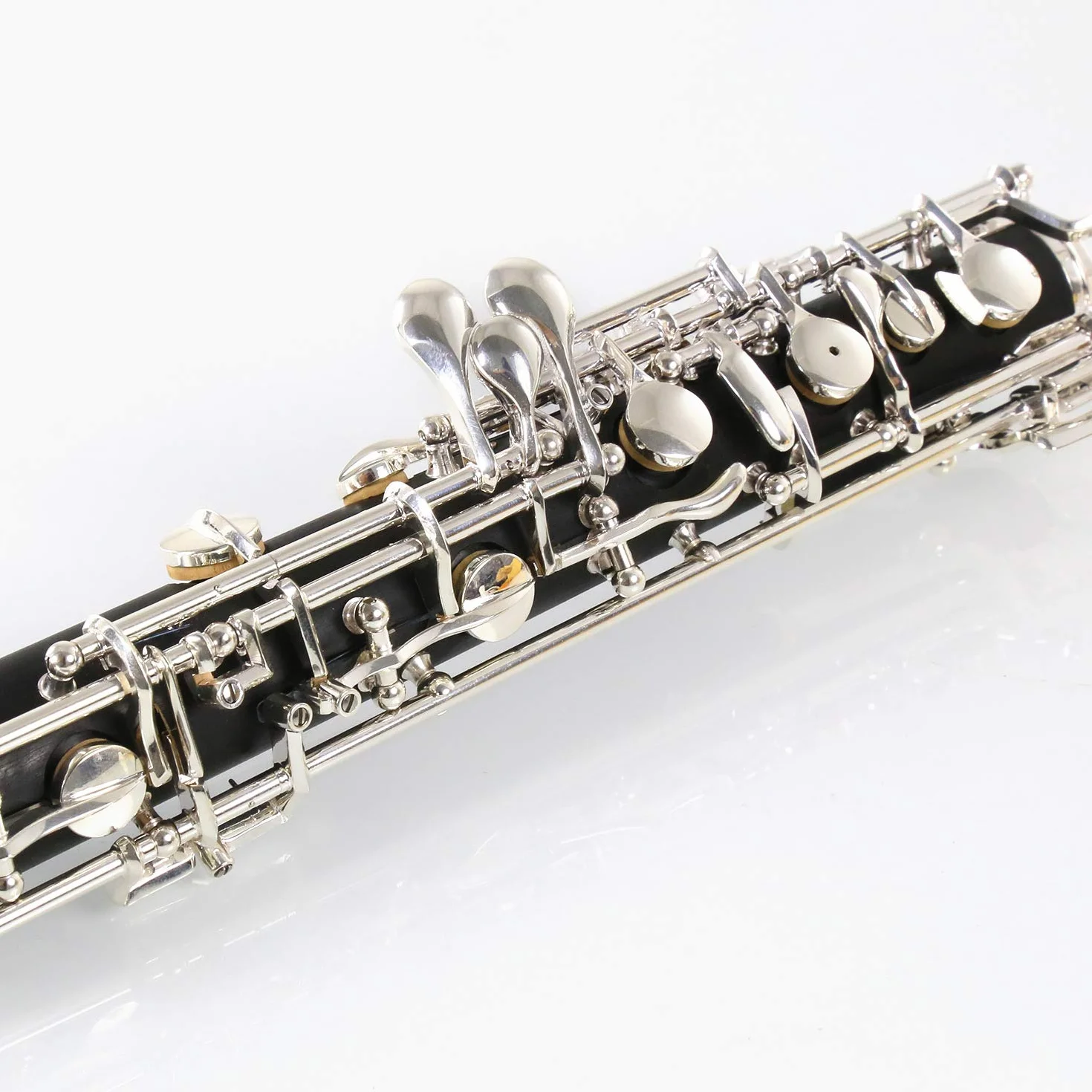 Rochix Oboe Beginner Student Level SF15 ABS Body Silver Plated Full Automatic C Tone with 1 Reed,1 Cleaning Cloth,1 Swab,1 Thumb Rest,1 Case and More