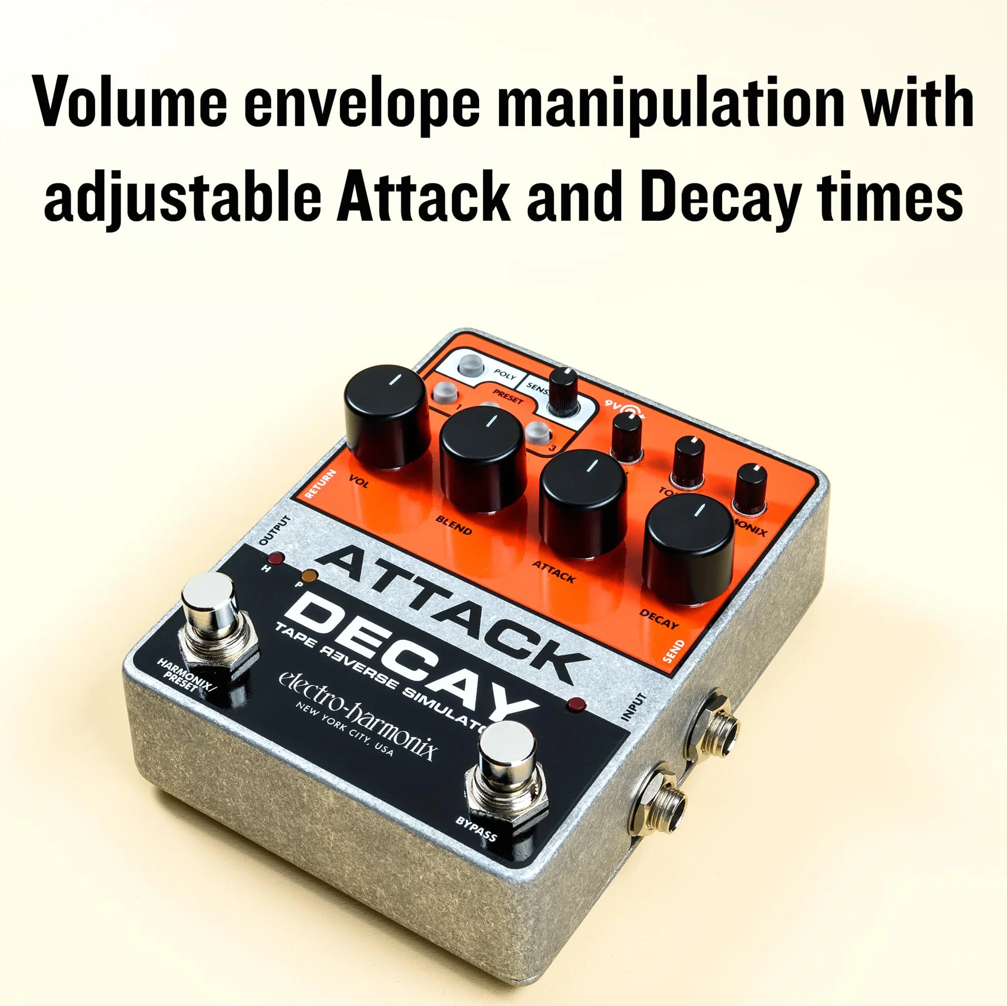 Electro Harmonix Attack Decay · Pedal guitarra eléctrica