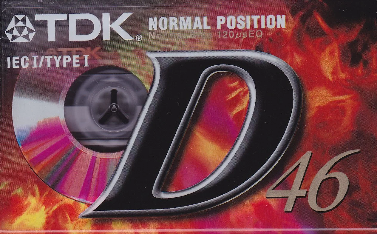 Cinta Cassette TDK 46 Minutos Tipo I