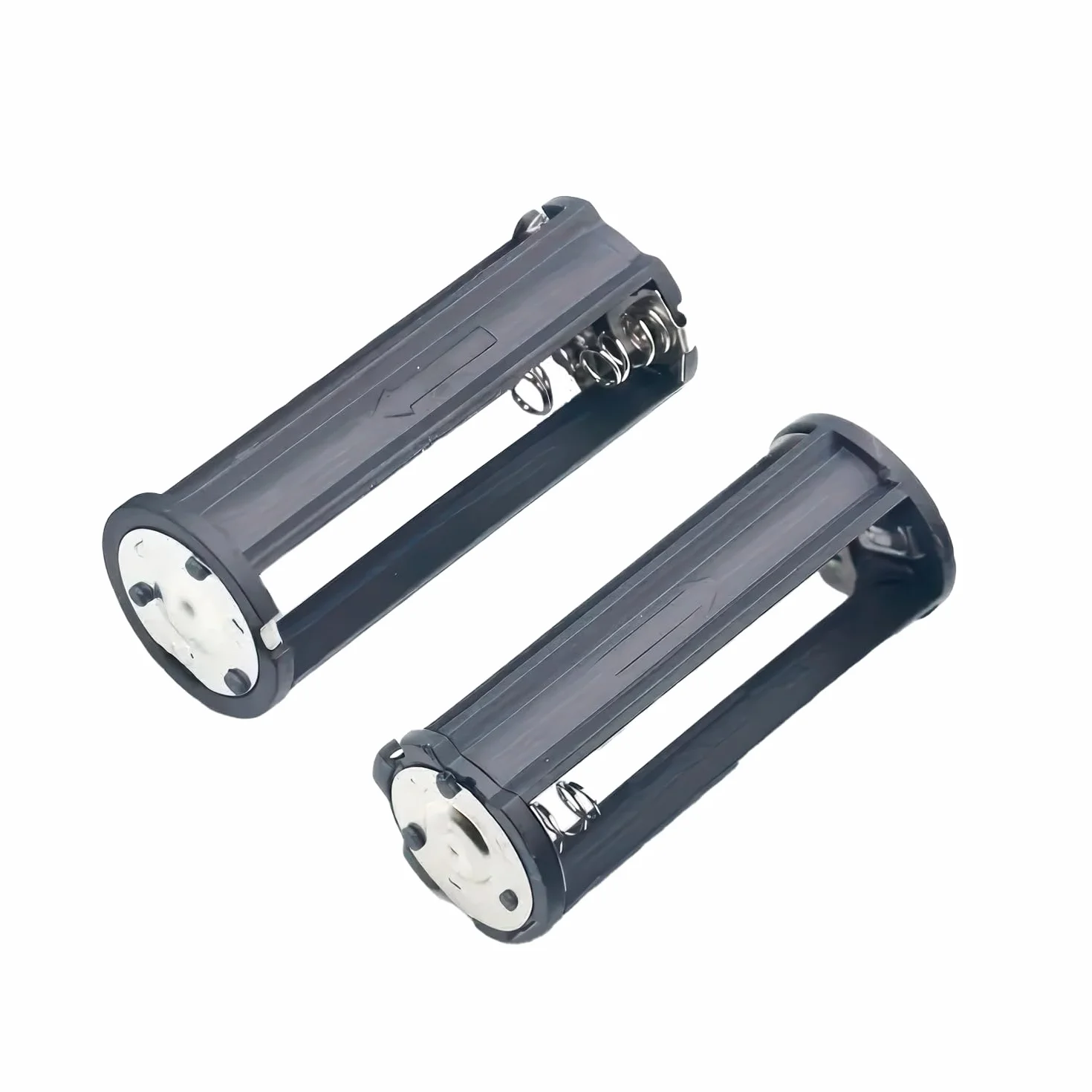 CABLEPELADO - Portapilas cilíndrico | Soporte de Batería AA | Conexión por Soldadura | Voltaje Total: 4.5V (1.5V por Pila) | Apto para 3 Pilas FR06, HR06, LR06