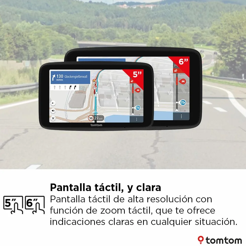 TomTom GO Professional 2.ª generación navegador para camión 6" pantalla táctil capacitiva mapas Europa tráfico tiempo real