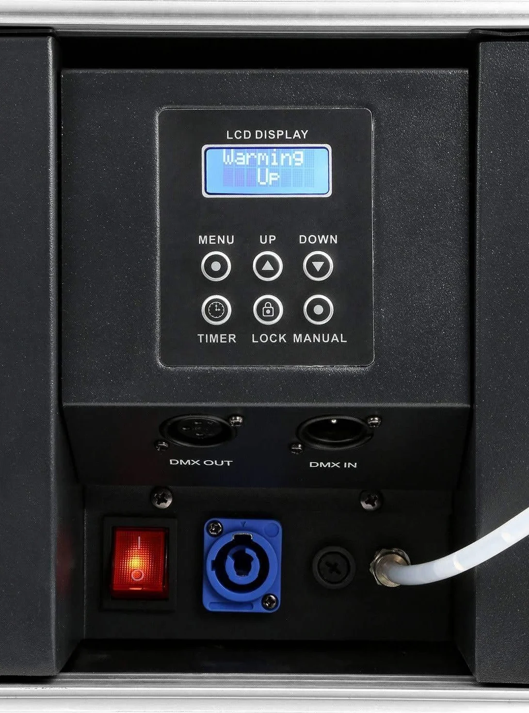 Beamz F1600 Fazer - Máquina de Humo con Flightcase, 1600 Watts, Máquina de Humo Profesional, Control DMX, Ideal para DJs Profesionales, conciertos, Eventos, Fiestas y Discoteca a Nivel Profesional