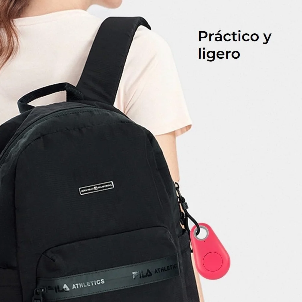 Rastreador GPS Bluetooth con Alarma Antipérdida Localizador Inteligente para Mascotas App Móvil Geocercas Batería Larga Duración