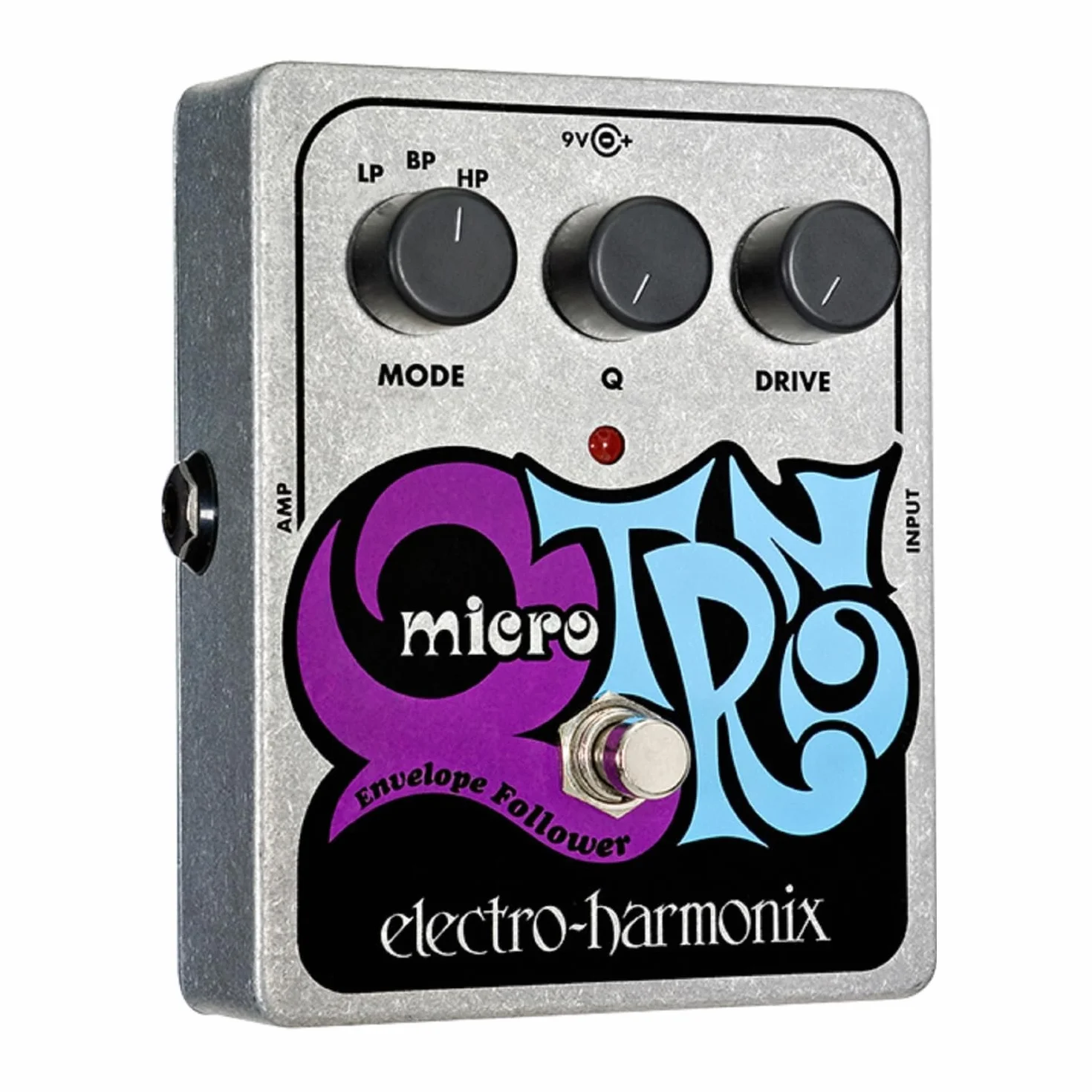 electro-harmonix Micro Q-Tron - Pedal de filtros para guitarra, color plateado