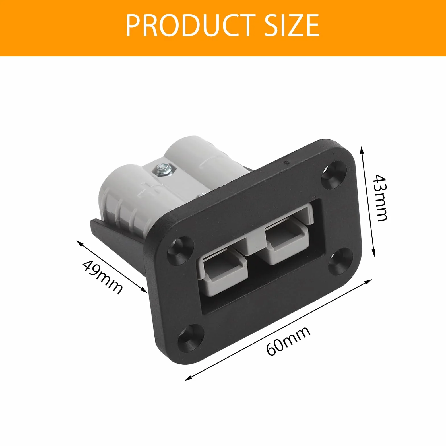 TNSLAND Conector Anderson SB50 50A 2 Piezas Enchufe de Batería
