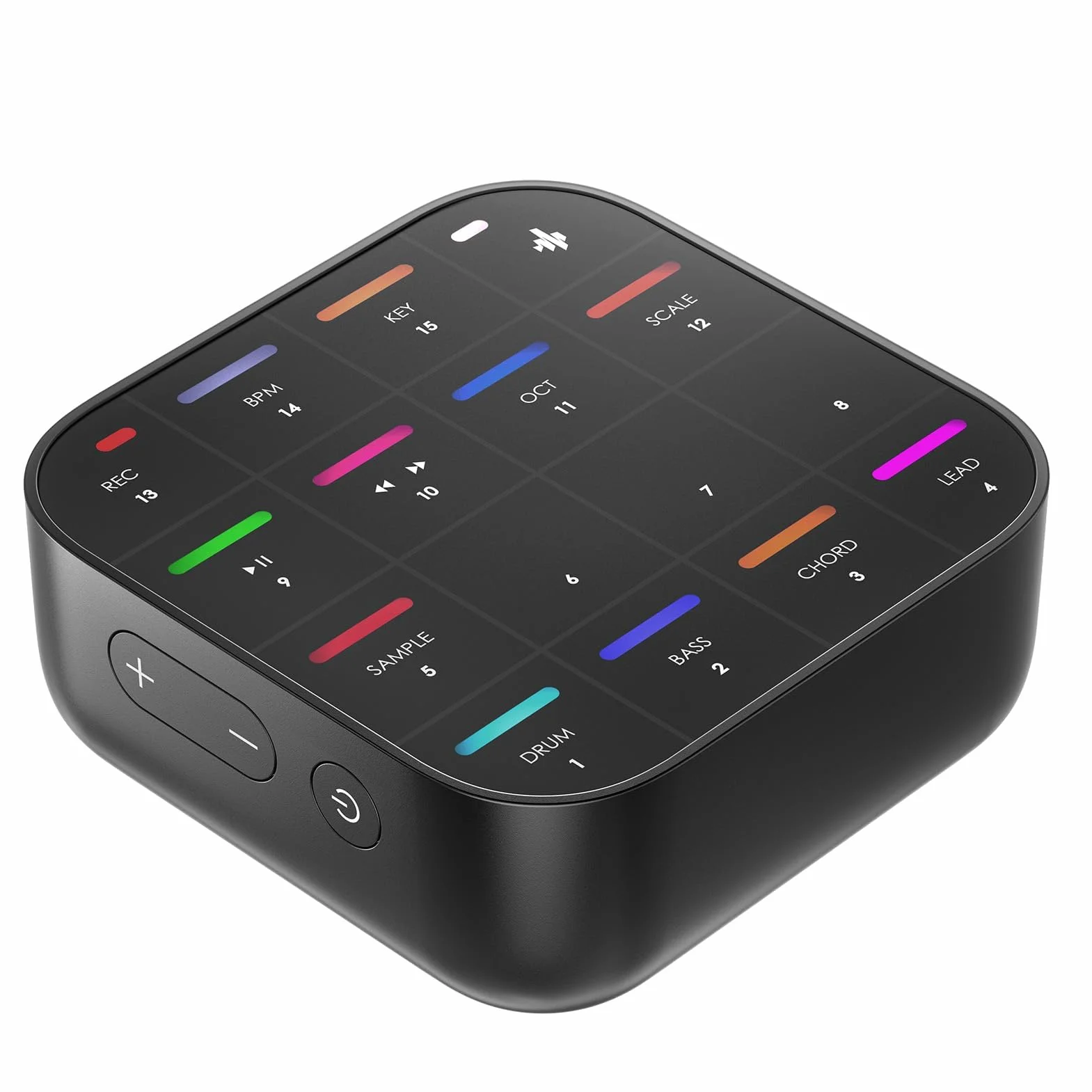 Donner MEDO Controlador MIDI, Instrumento Electrónico Portátil | Acorde, Muestra, Melodía, Bajo, Batería | Looper y Sintetizador Integrados