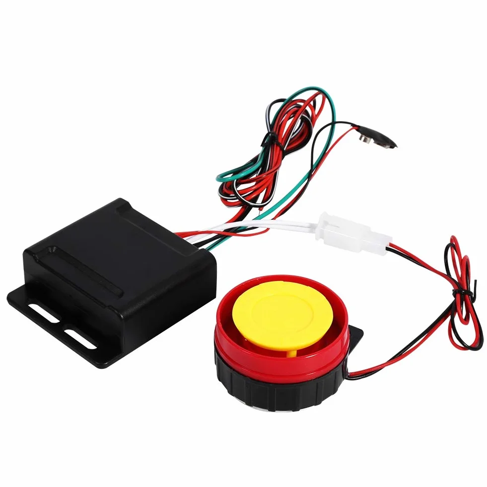 Keenso Alarmas para Motos,Alarma Moto con, de Alarma Antirrobo Alarma,125db para Motocicletas de 12V