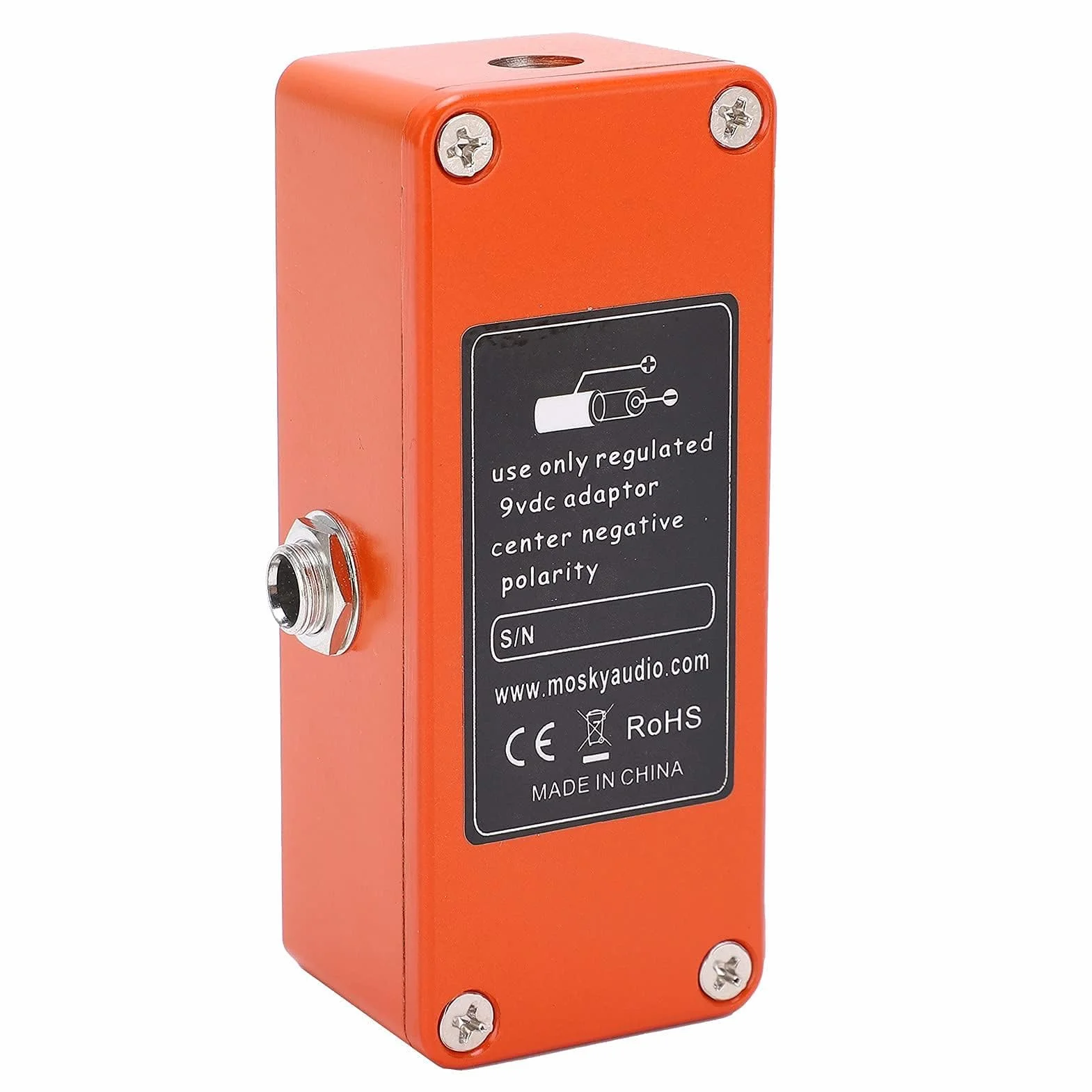 Pedal De Efectos De Guitarra, Compresor MXR De Metal Con Bypass Real Pedal De Efectos De Guitarra Con Distorsión De Alta Ganancia Ajustable Accesorio Instrumentos Musicales Para Guitarra Eléctrica