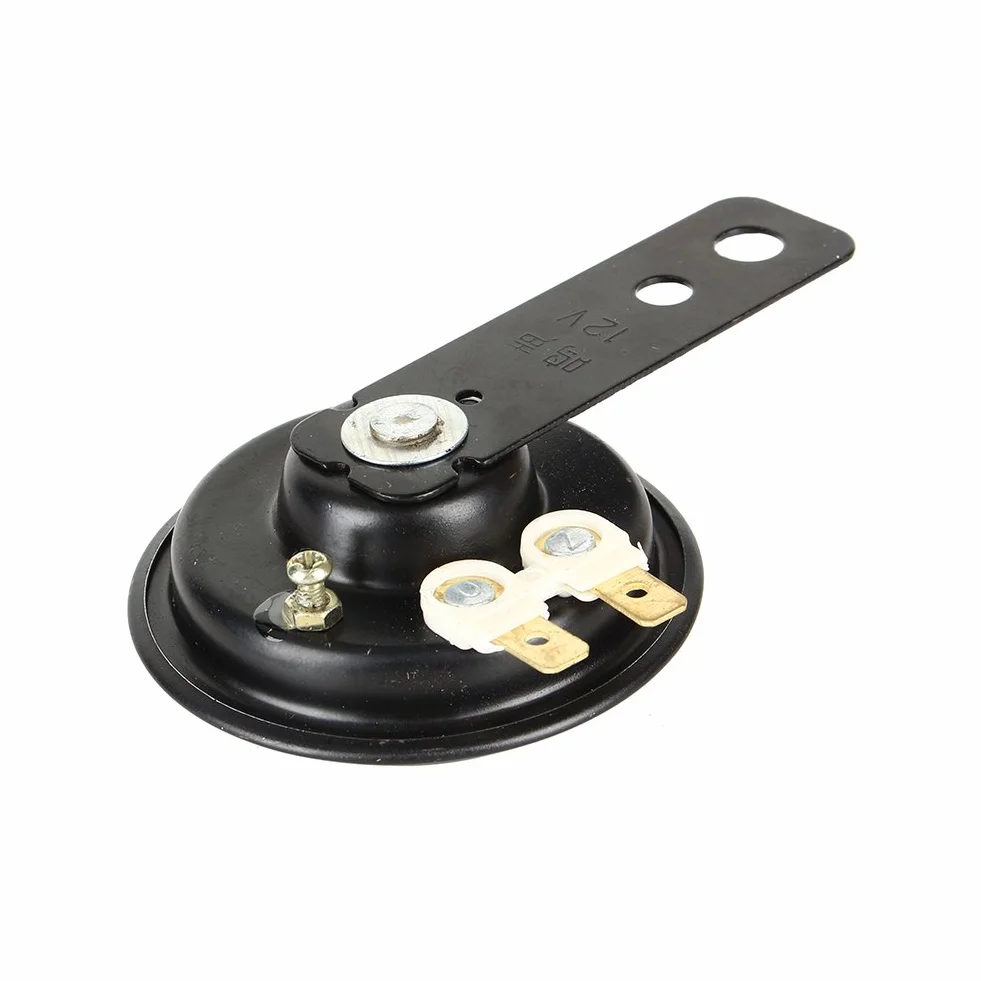 Altavoces de bocina 105db impermeables redondos 12V 1.5A universal para motocicleta coche scooter kit fuerte negro altavoz de cuerno alto