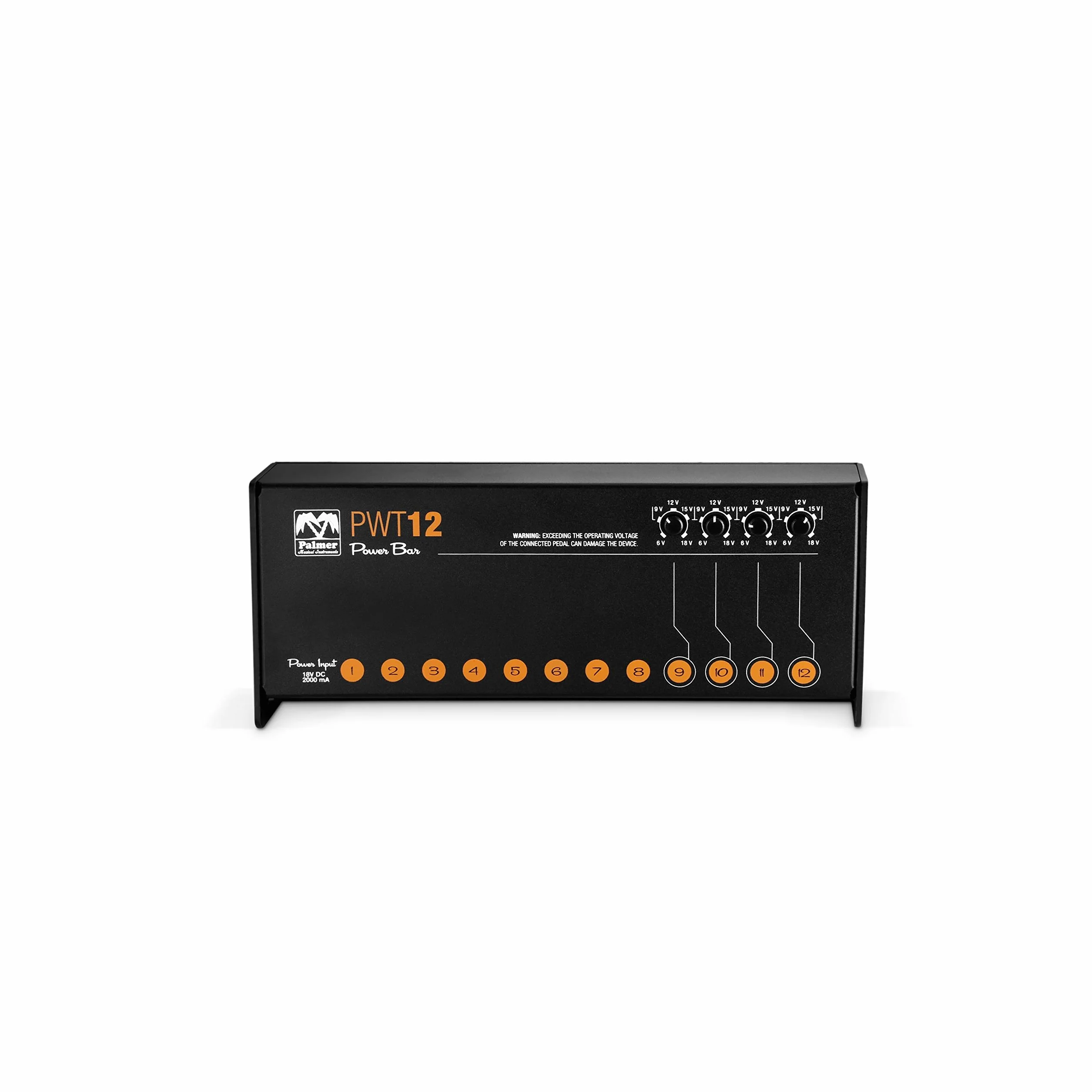 Palmer PWT 12 MK 2 - Fuente de alimentación universal para pedalera con 12 salidas