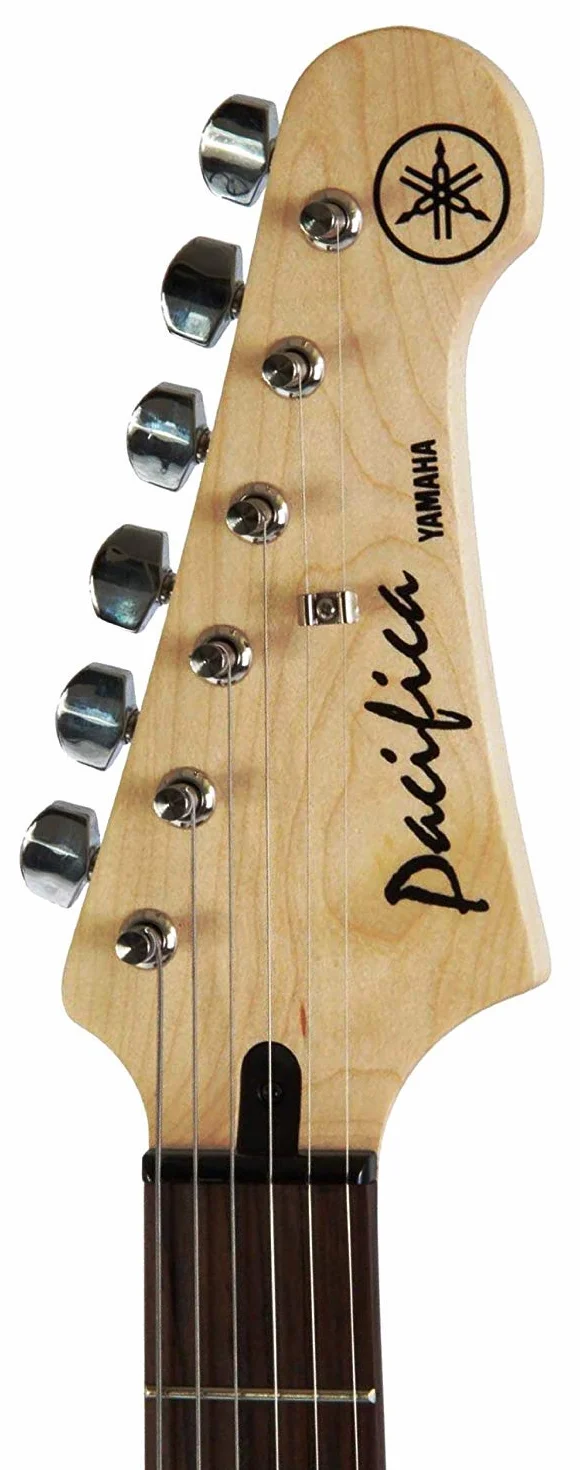 Yamaha Pacifica 012 Guitarra Eléctrica 4/4 de madera, 64.77 cm, escala 25.5 pulgadas, 6 cuerdas, selector pastillas de 5 posiciones, Color Blanco