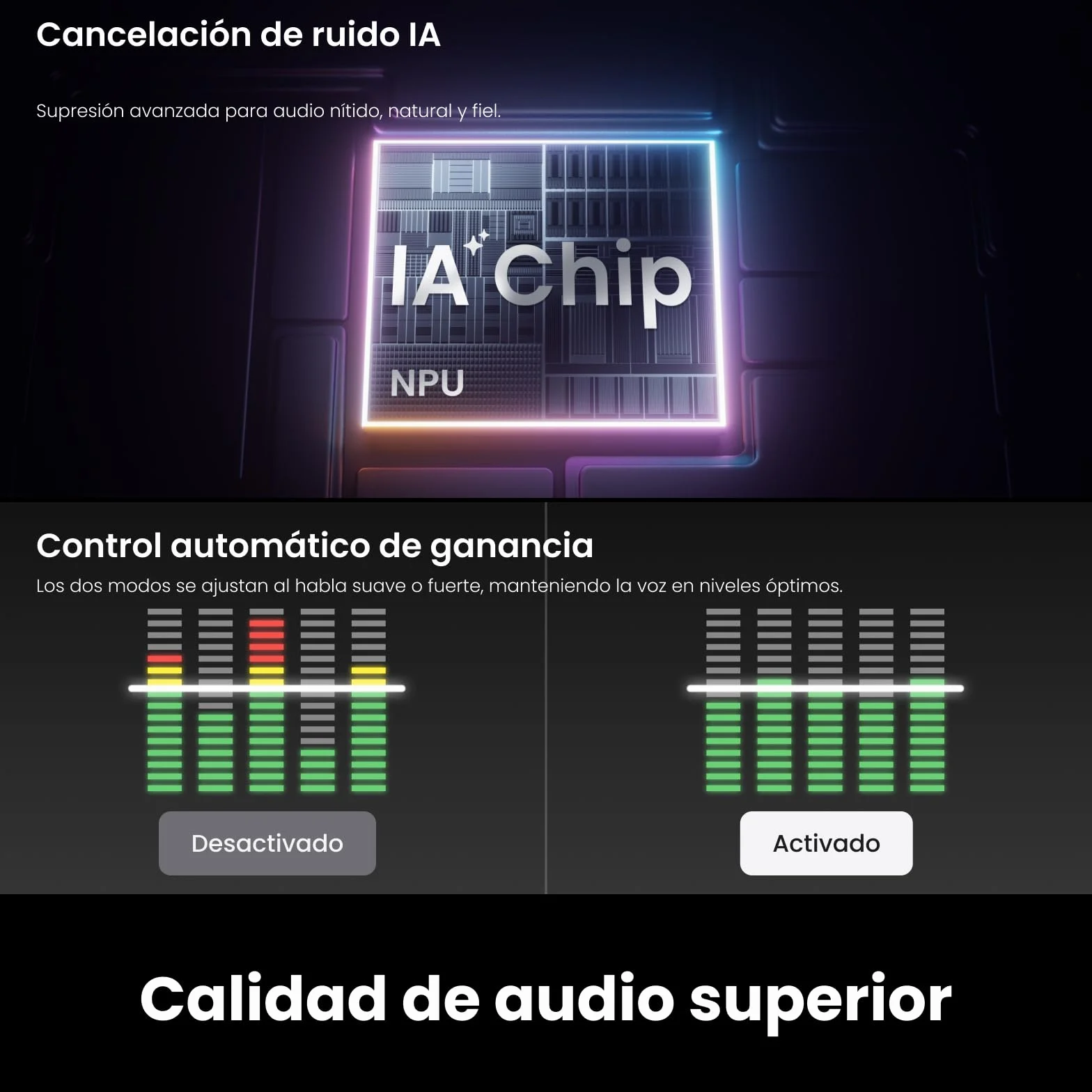 Insta360 TX Mic Pro, Mini Mic. de Solapa inalámbrico para iPhone/cámara/Android, grabación de vídeo, Bluetooth, Pantalla E-Ink Personalizable, Matriz de 3 mics., grabación Interna Flotante 32bits