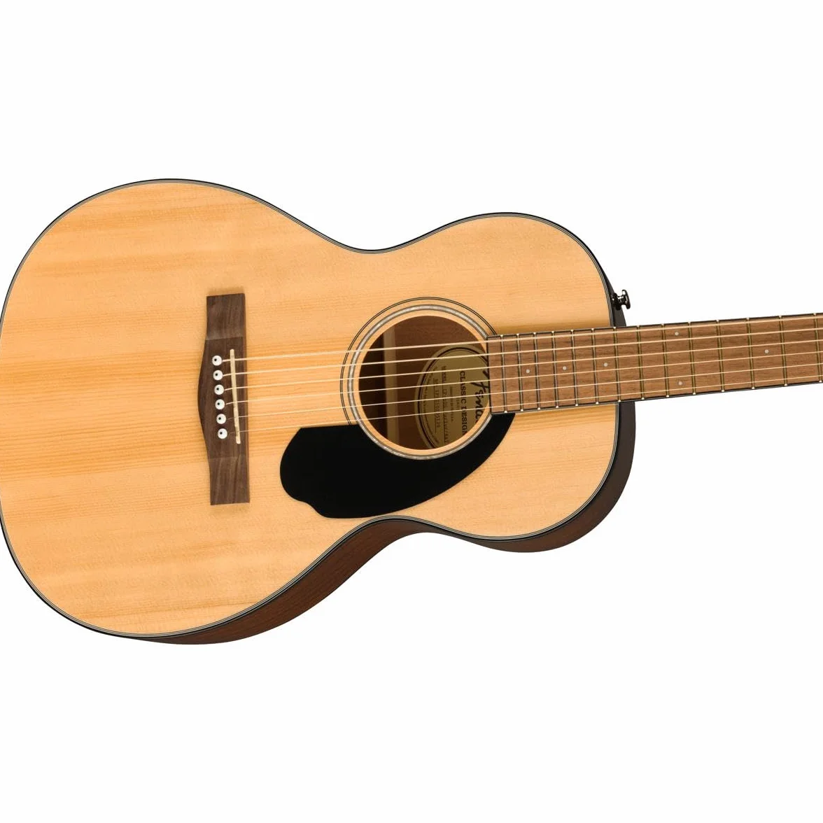 Fender Guitarra acústica CP-60S Parlor, diapasón de nogal, natural, Incluye cursos virtuales gratuitos en Fender Play