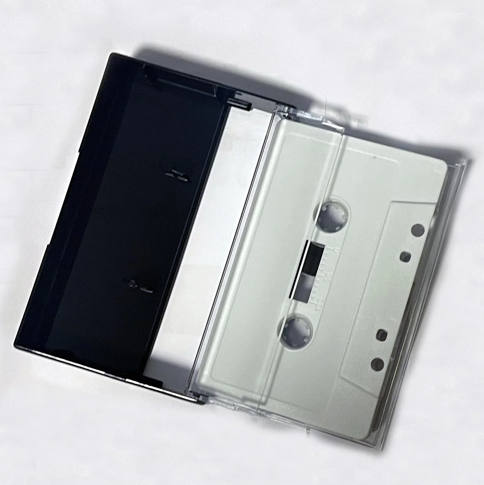 Cintas Vírgenes Cassette Ferro 60 Minutos Carcasa Blanca