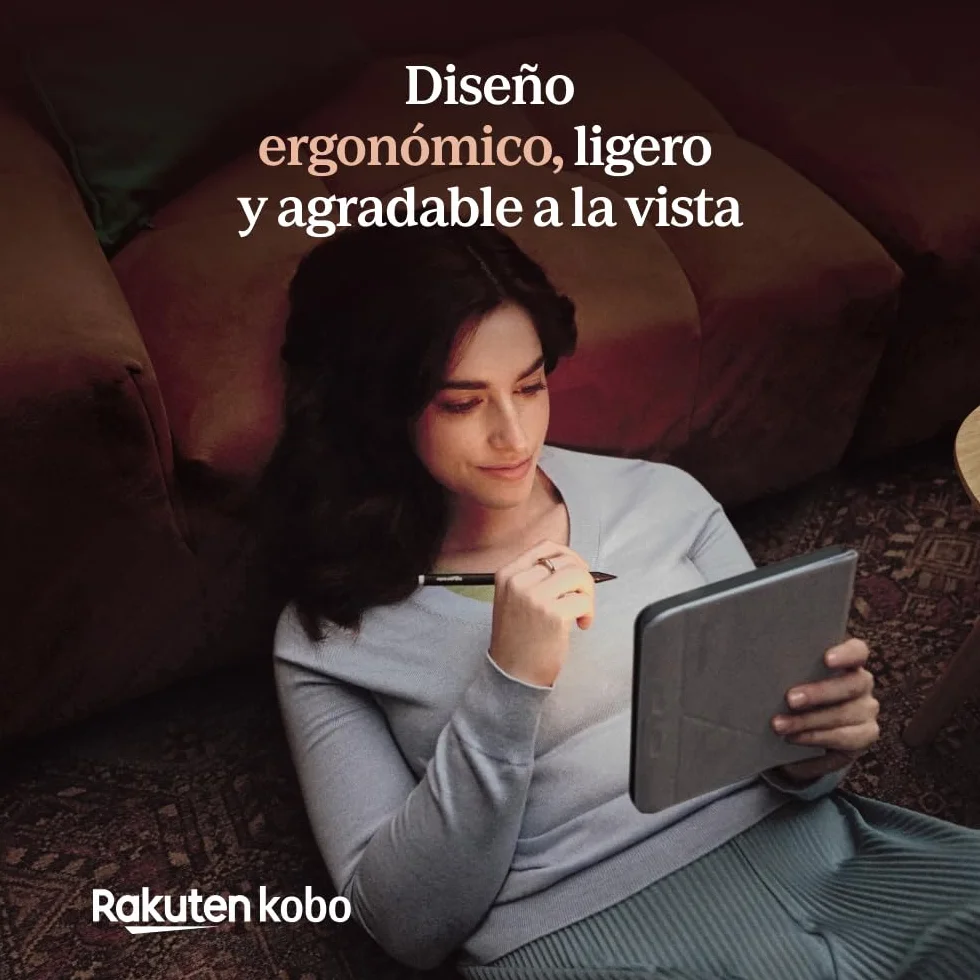 Kobo Libra Colour eReader 7" E Ink Kaleido™ 3 Pantalla 32 GB Resistente al Agua Negro