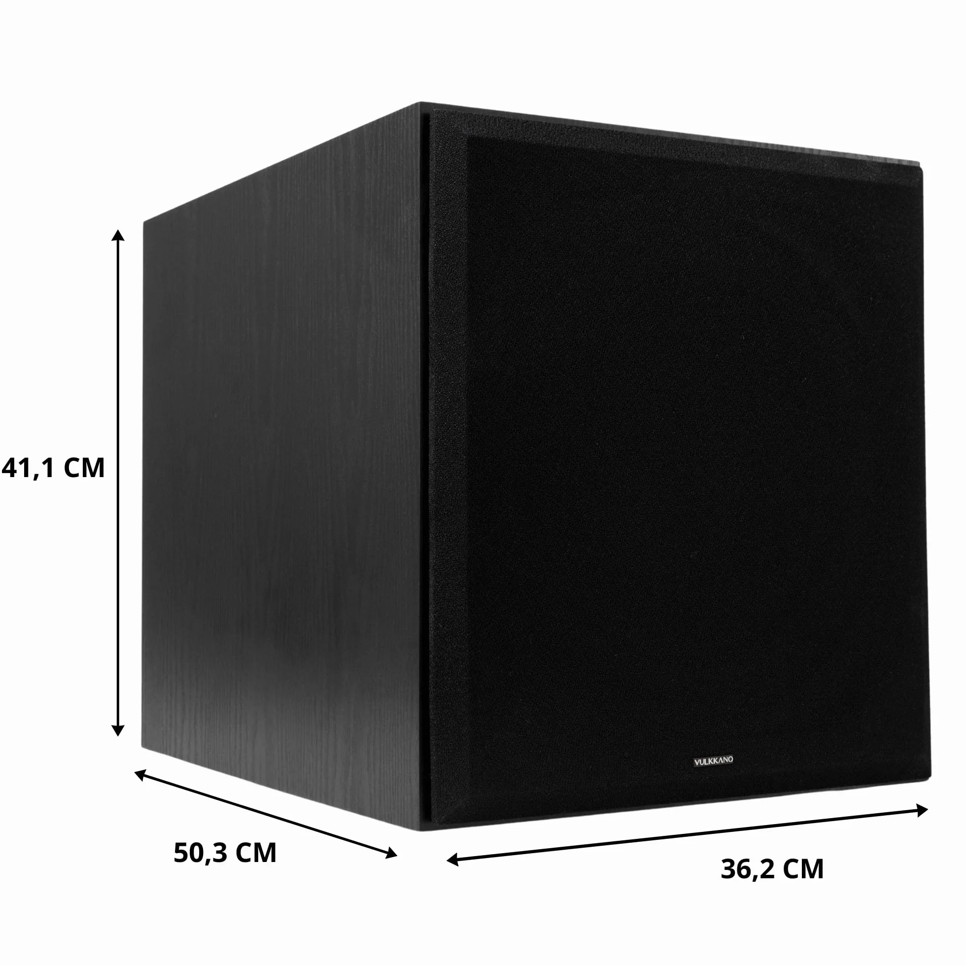 VULKKANO SUB12 Subwoofer Activo de 12 Pulgadas, Frecuencia de 40Hz-200Hz, 200W