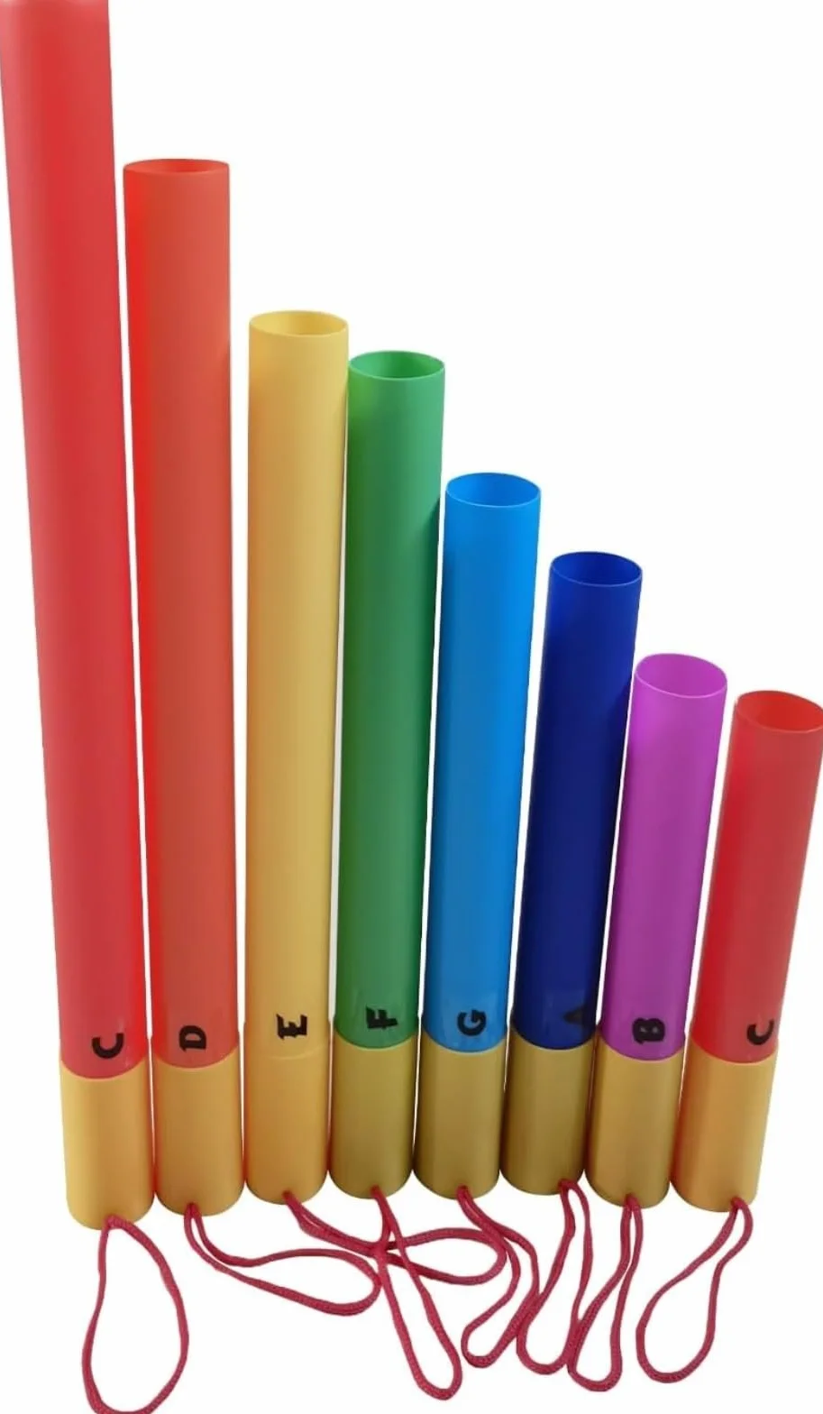 Juego de 8 tubos de sonido musical, Instrumento de percusión,8 Tubos de Sonido Musical,Colorful Sound Tubes,tubo de sonido,juego colorido de 8 tonos, tubo de sonido, instrumento de percusión, regalo d