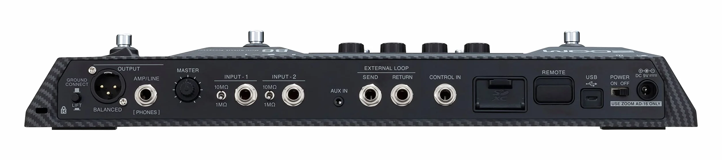 Zoom B6 - Procesador de efectos para bajos