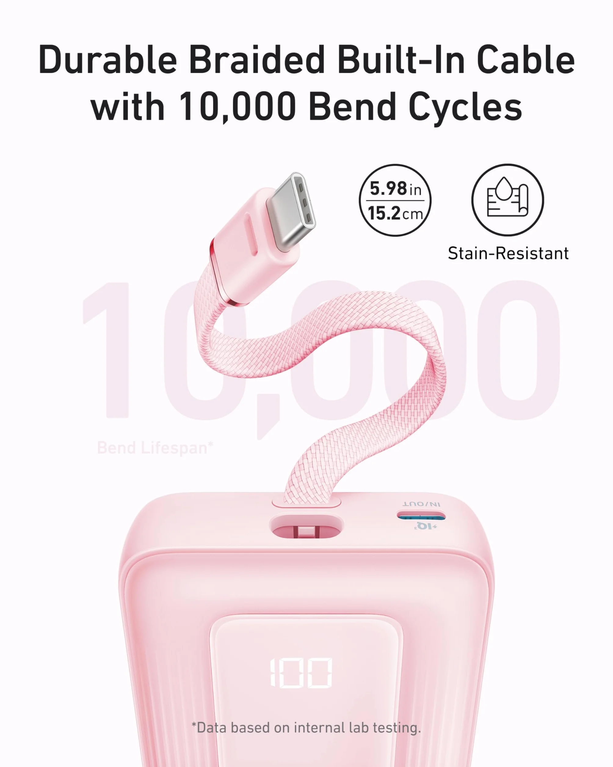Anker Power Bank 20000mAh Cargador Portátil 30W Carga Rápida USB C iPhone 17/16/15 AirPods