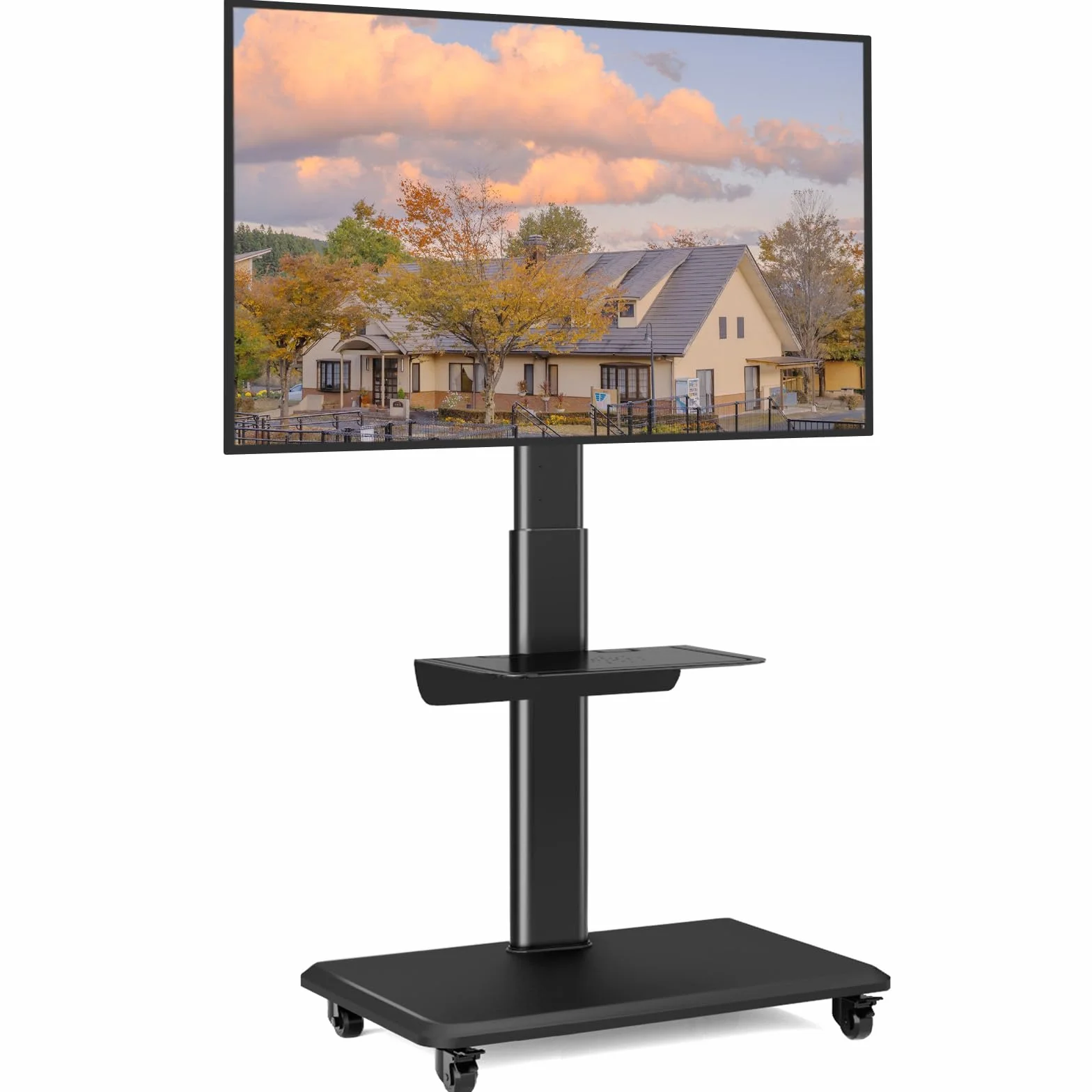 RFIVER Soporte TV con Ruedas para Televisiones 26-70 Pulgadas, Altura Ajustable MAX VESA 400x400mm