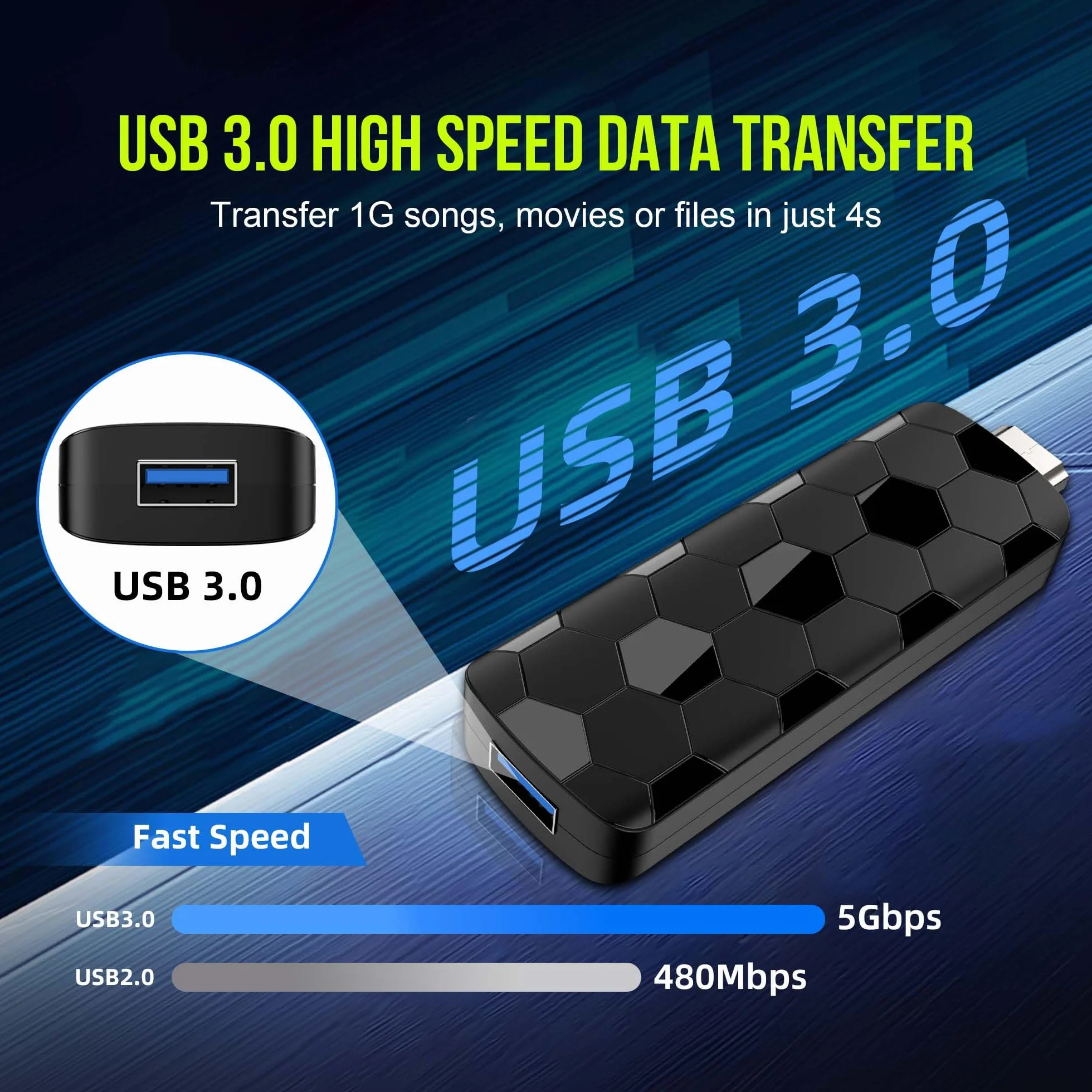 Android TV Stick 14.0, Smart TV Stick 2GB RAM 16GB ROM RK3518 Chip, WiFi Dual 2.4G/5.8G, BT5.4, HDMI 2.0 y HD 8K, Soporte Remoto de Voz para Video y Audio, Negro 2026