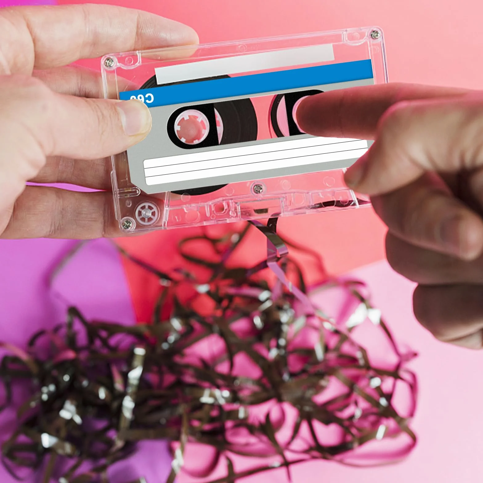 Cassettes de Audio Vacíos 60 min, 10 Unidades para Grabación y Conferencias