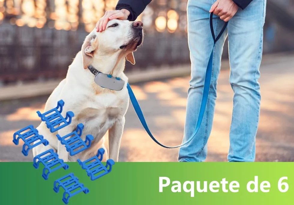 Localizador GPS Perros Rubber Clips Compatibile con Tracti GPS Dog 4 Tracker Recambio de 6 Clips XL para Collar Localizador de Perros