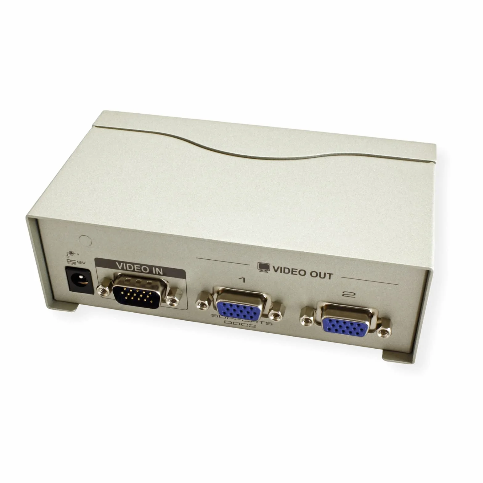 ATEN VS92A - Divisor de Video (indicador LED, VGA, HDB-15), Plateado