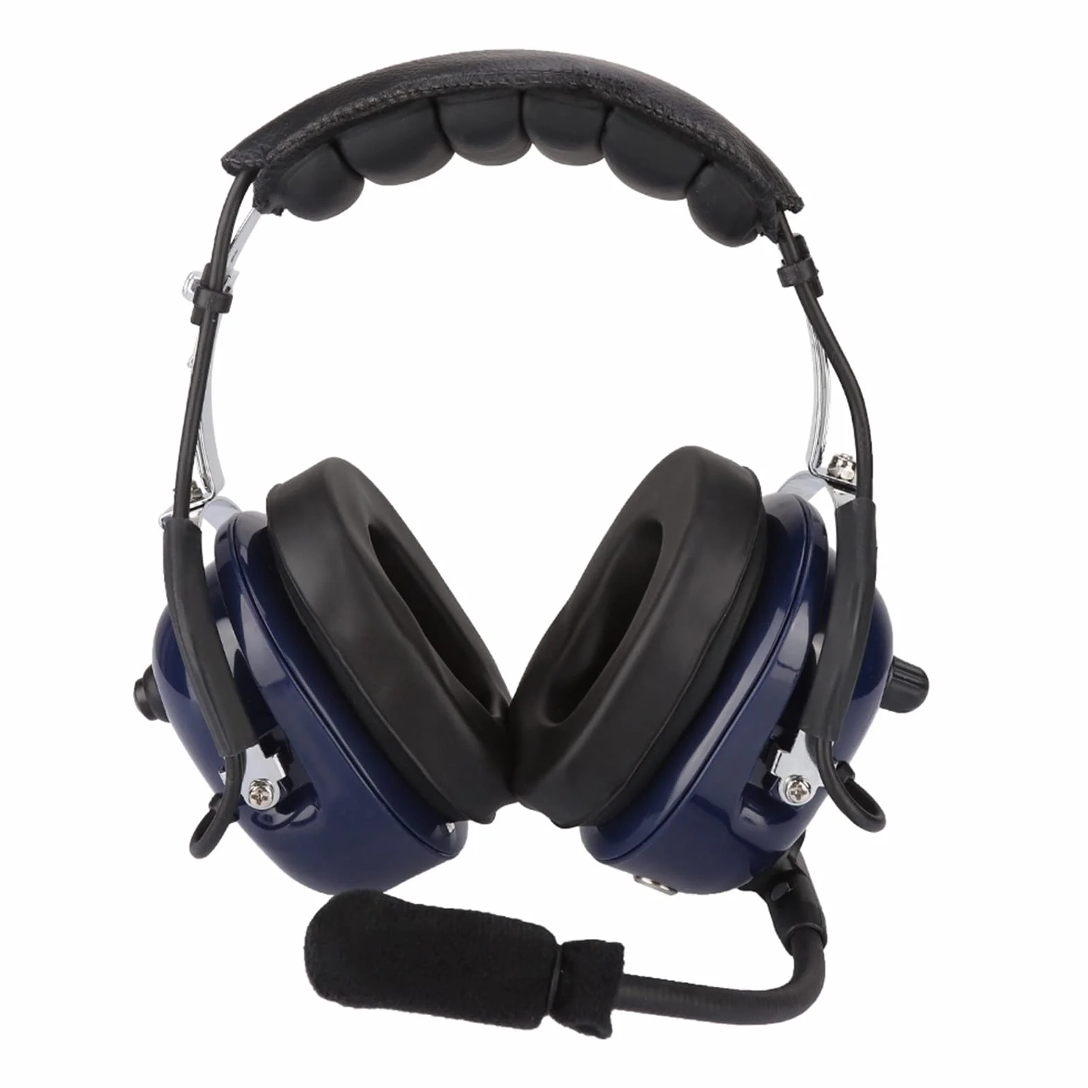Auriculares de Aviación Auriculares Asa Heil Auriculares de Aviación General, Enchufe Doble para Auriculares de Piloto, Auriculares con Reducción de Ruido de 3,5 Mm para Pilotos