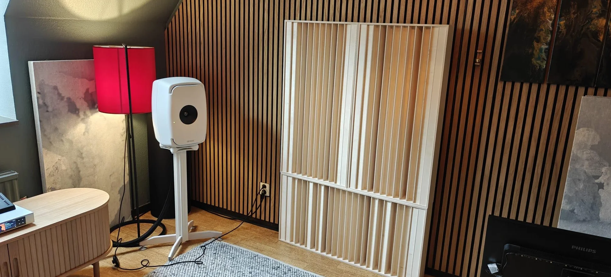 Bluetone Acoustics QRD N11 – Difusor acústico Fabricado en Madera Natural. Paneles acústicos para Mejorar la acústica de Salas y Estudios