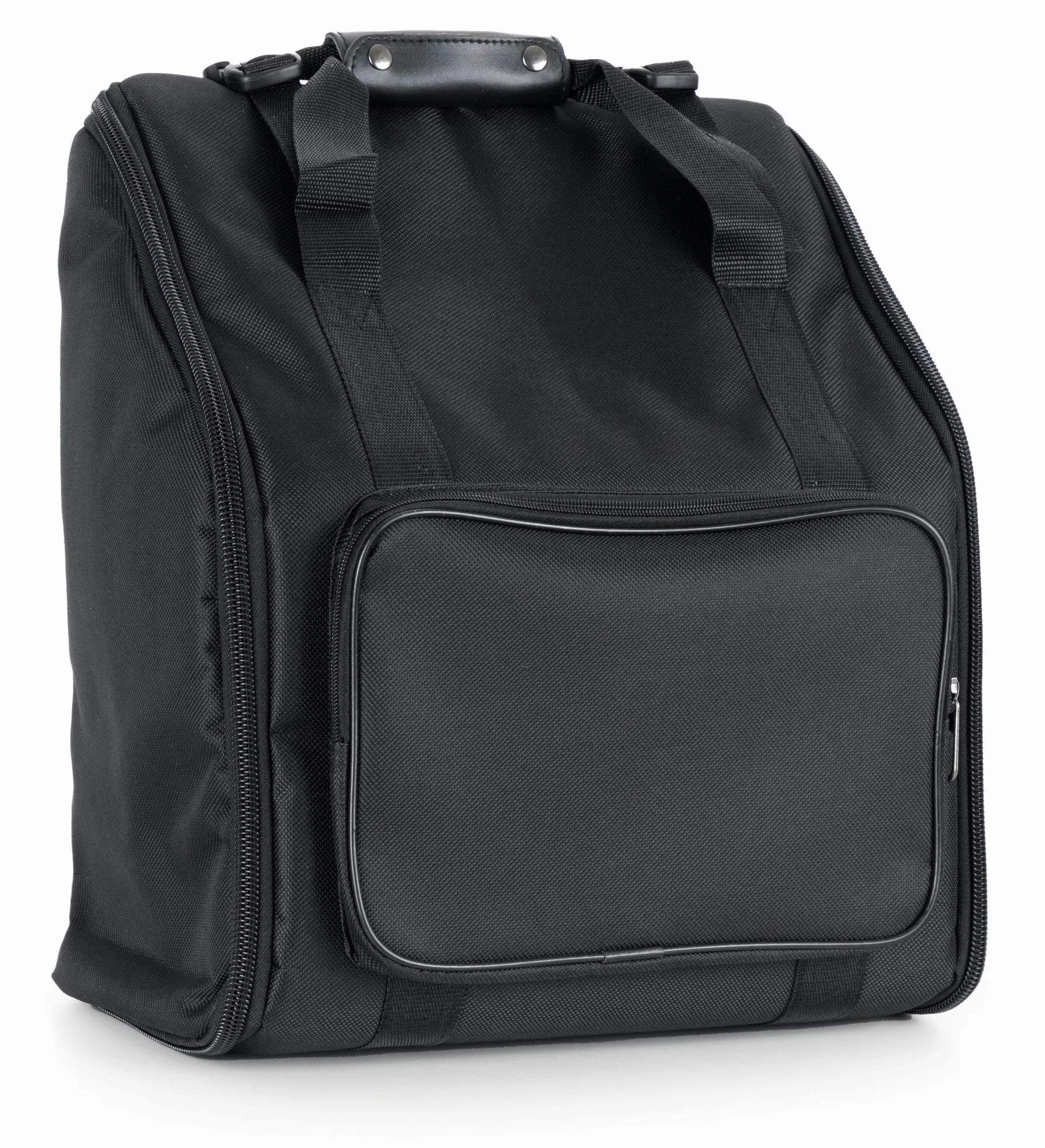 Acordeón Classic Cantabile 72 Bajos "Secondo V" - Acordeón de teclas - 3 voces - 34 teclas de agudos - con correas y funda mochila - Rojo