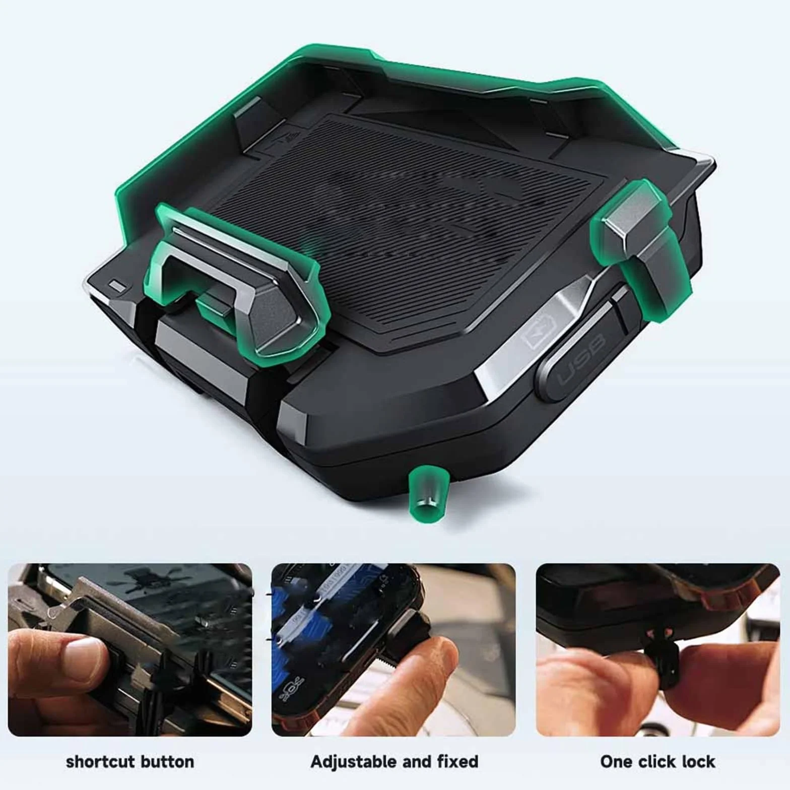 Soporte De Navegación Y Teléfono Móvil con Carga Inalámbrica para BMW R1250GS ADV. Compatible R 1250 GS R1200GS
