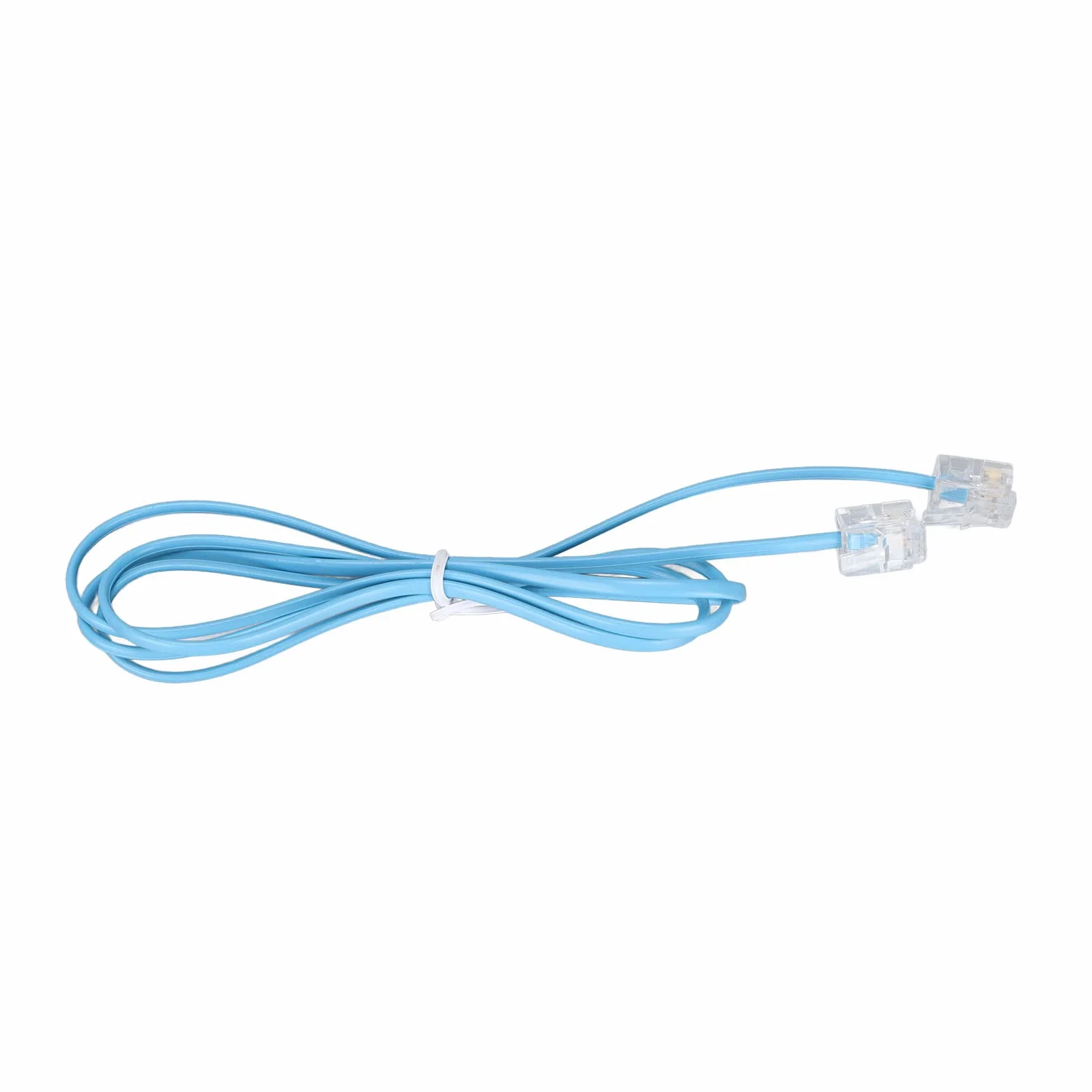 PUSOKEI Teléfono con Cable, Teléfono Fijo de Pared, una Línea, Rellamada, 7,9 x 2,4 x 2,2 Pulgadas (Azul)