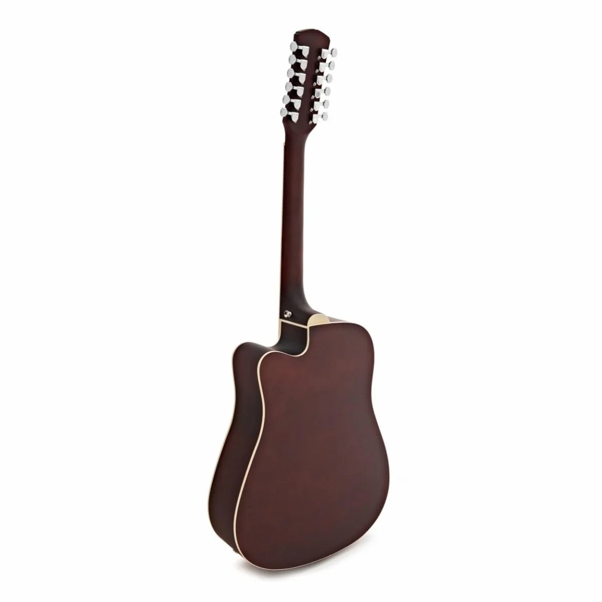 Kit de guitarra electroacústica de 12 cuerdas de Gear4music con afinador Funda de transporte