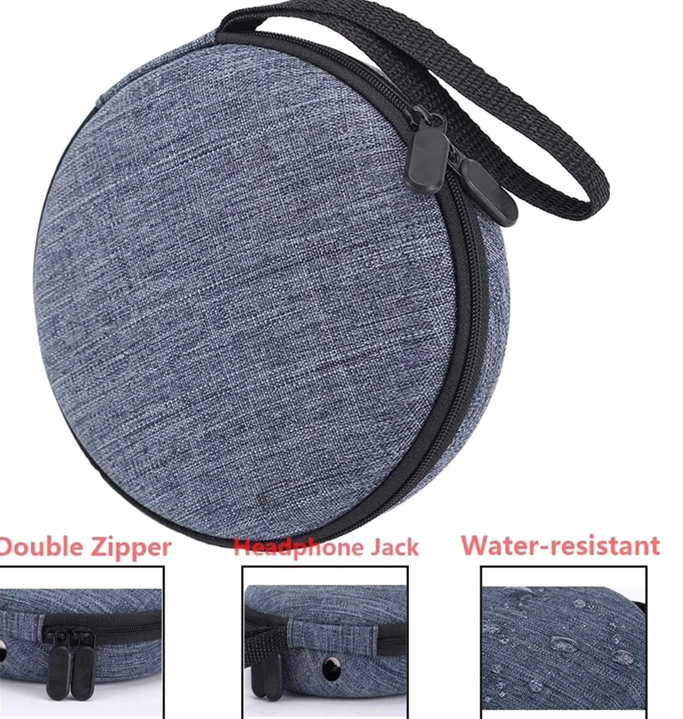 Funda para reproductor de CD portátil y duradera para reproductor de cd711/611T, estuche rígido de transporte de viaje, compatible con reproductor de CD 511/611/611T