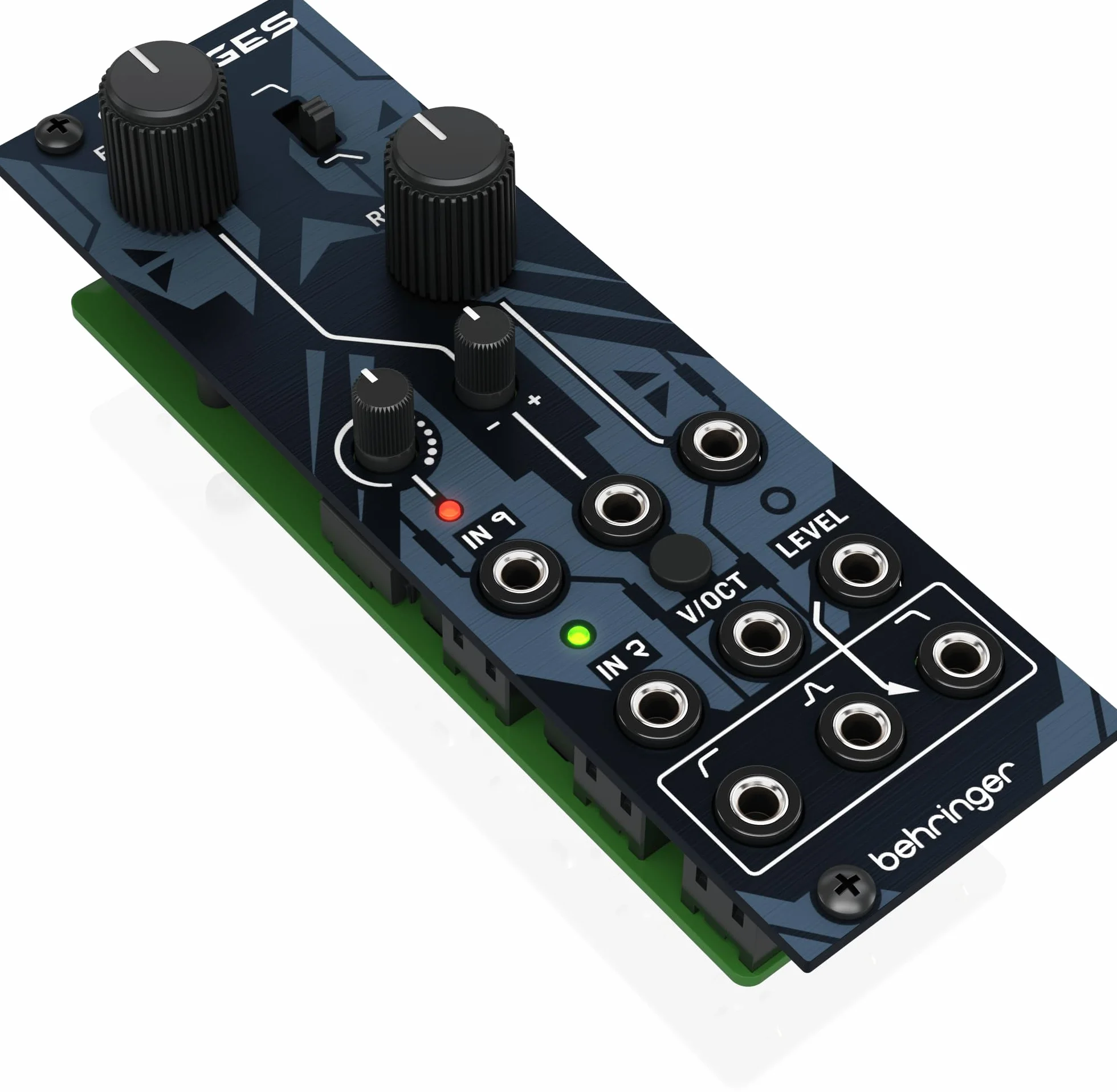 Behringer SURGES Filtro Multi-Modal para Sintetizador Eurorack, 12dB/Oct, Sonido Retro, Control CV, Ideal para Música y Diseño de Sonido