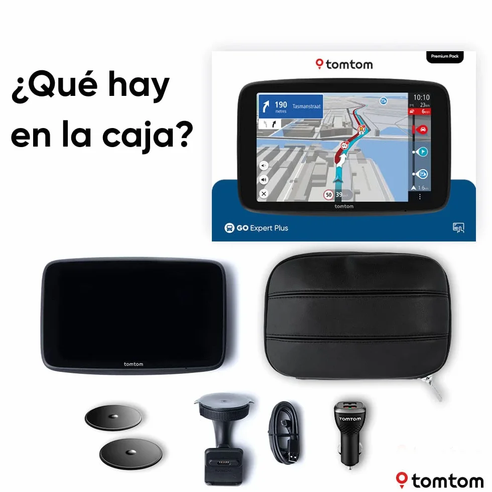 TomTom GO Expert Plus Premium Pack GPS para camión 7" HD, TomTom Traffic, mapas mundiales