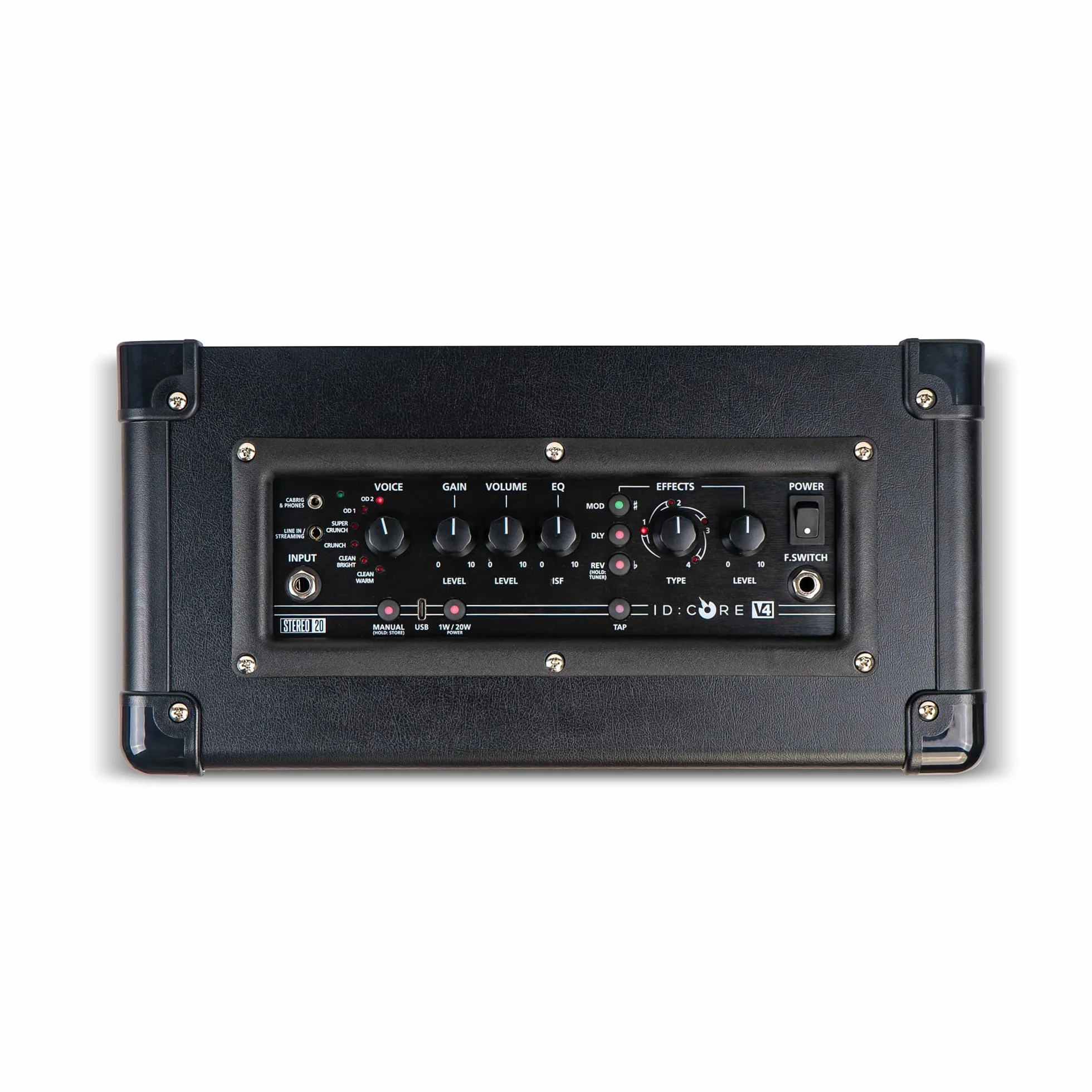 Blackstar ID Core 20 v4 Electric Guitar Combo Amplifier with Built-In Effects/Tuner and Line-In/Streaming Input & Direct USB-C Recording & 1 Watt Power Reduction
