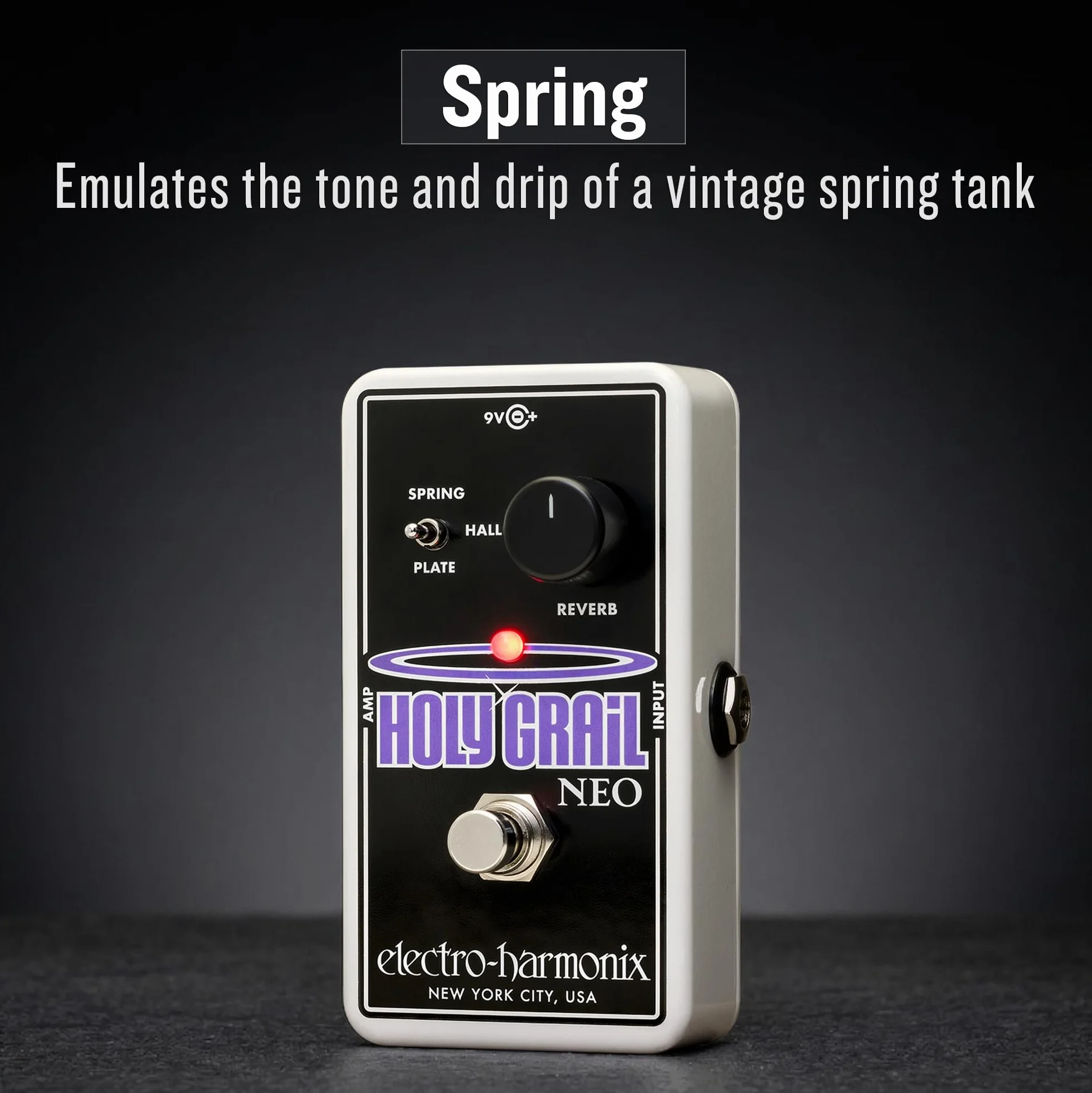 Electro-Harmonix 665226 efecto de guitarra eléctrica con sintetizador Filtro Holy Grail Neo