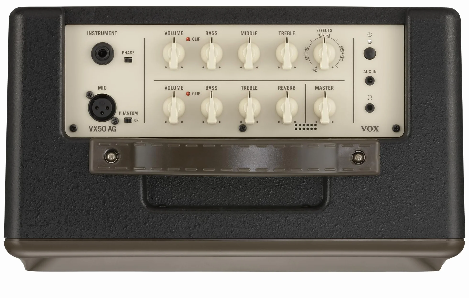 VOX VX50-AG 50W - Amplificador acústico compacto para guitarra con tubo de vacío NuTube
